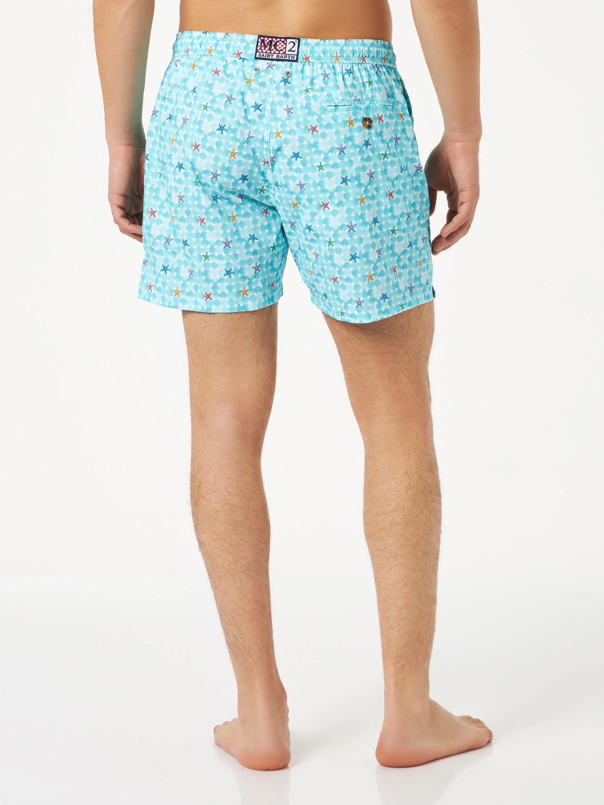 Comfort Light sea star print swim shorts - Image 4