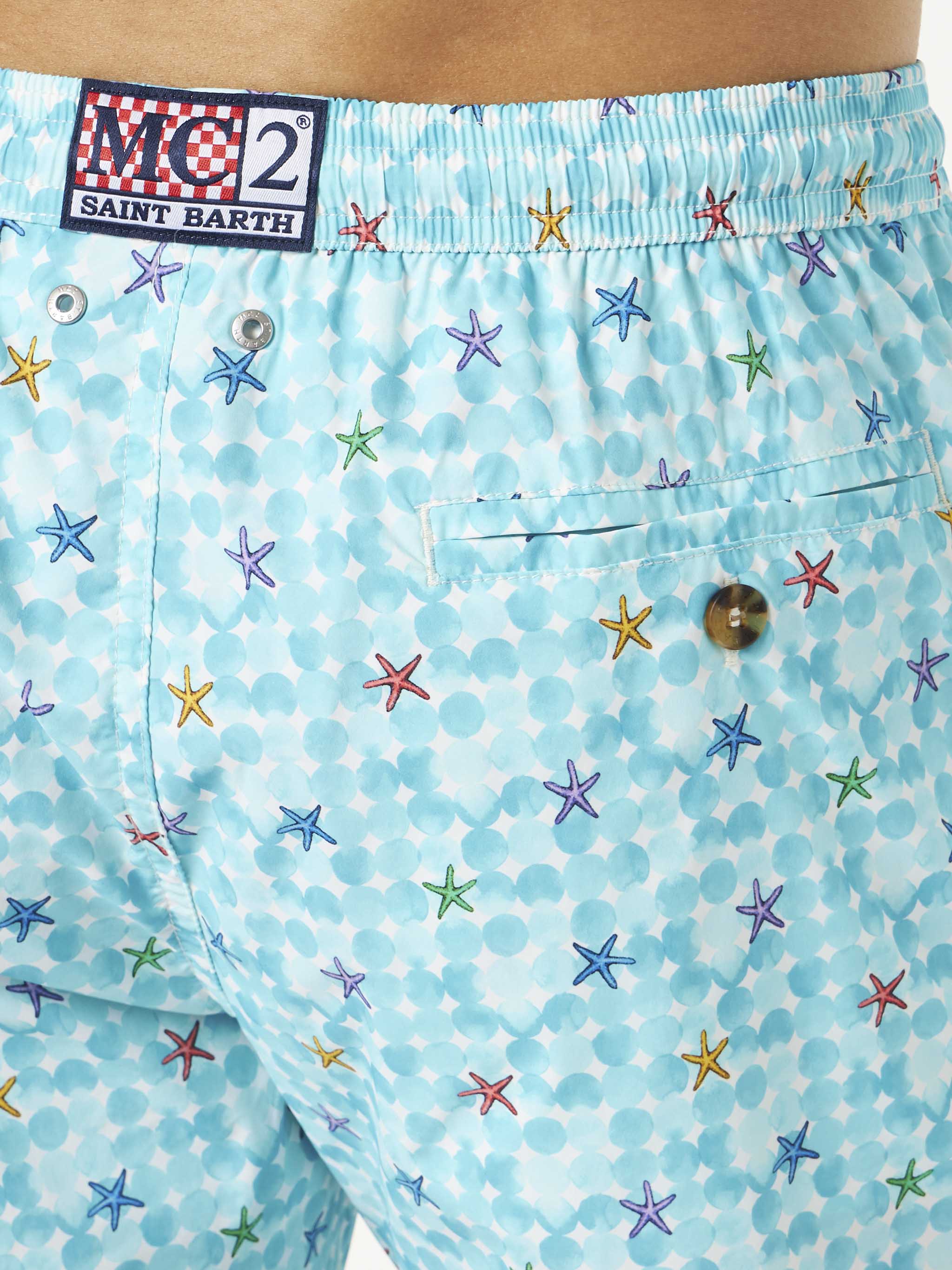 Comfort Light sea star print swim shorts - Image 5