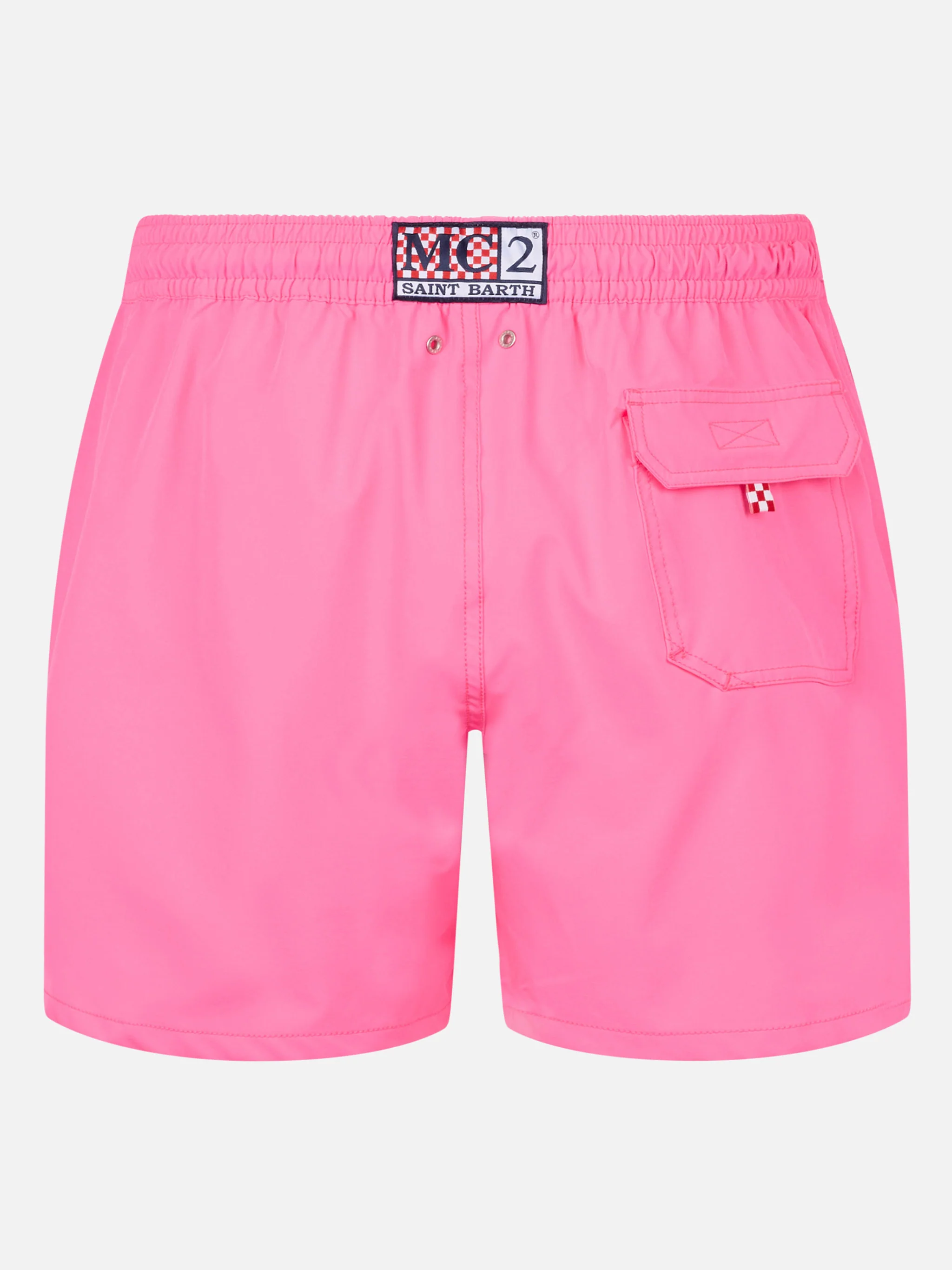 Classic stretch Comfort swim shorts with Mi girano le palline embroidery | INSULTI LUMINOSI SPECIAL EDITION - Image 2