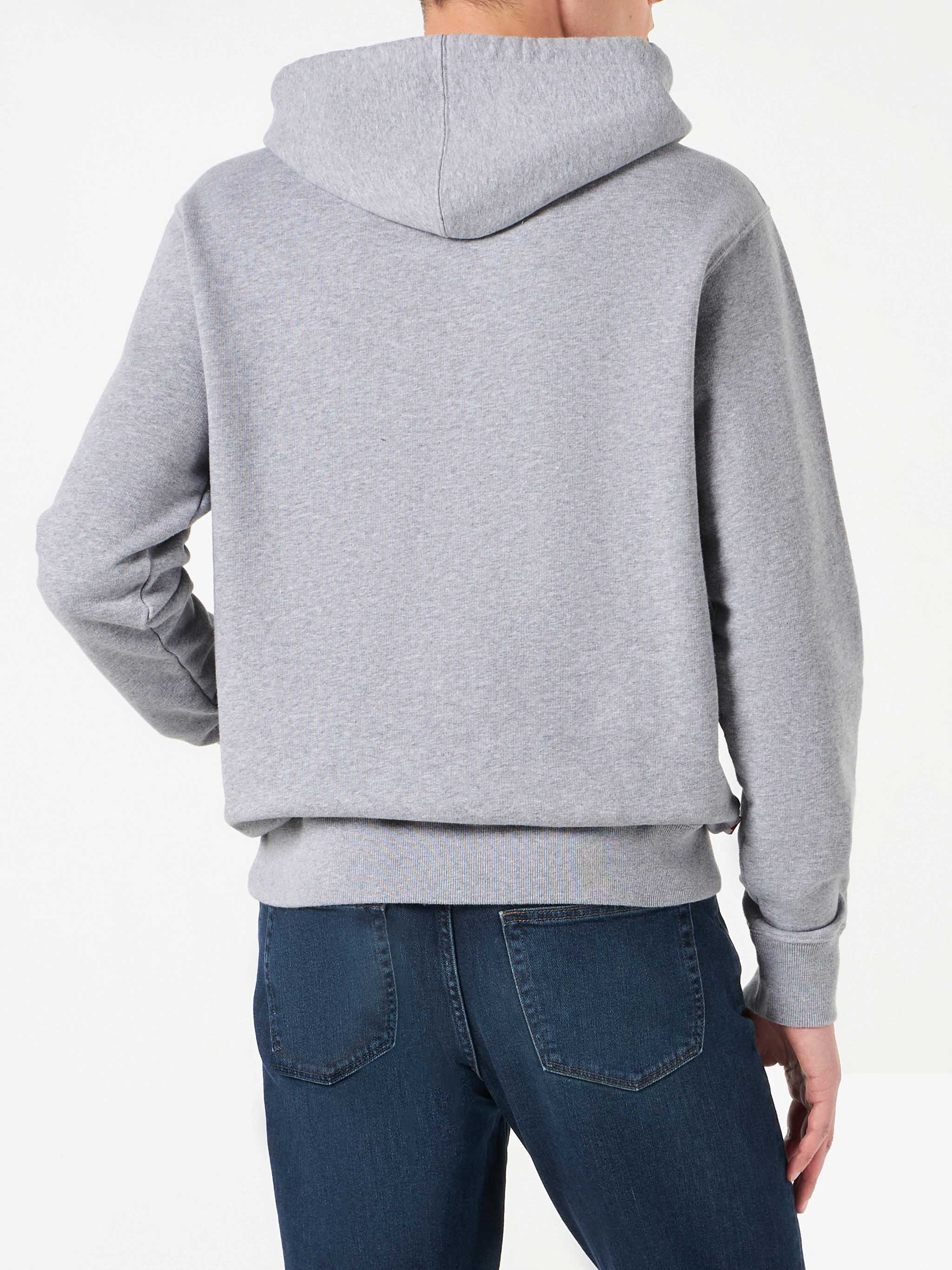 Manhattan grey sweatshirt with yellow logo - Image 3