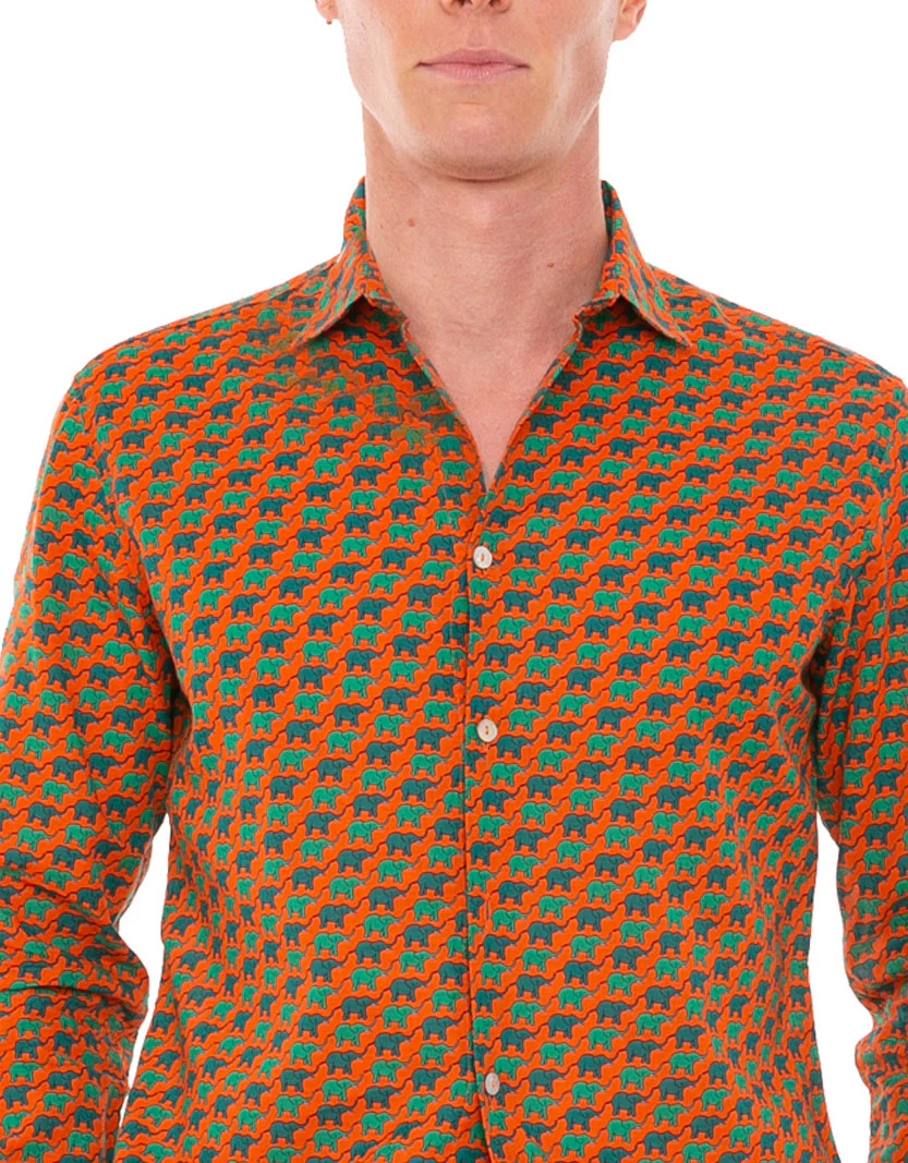 Sikelia elephant print shirt - Image 2