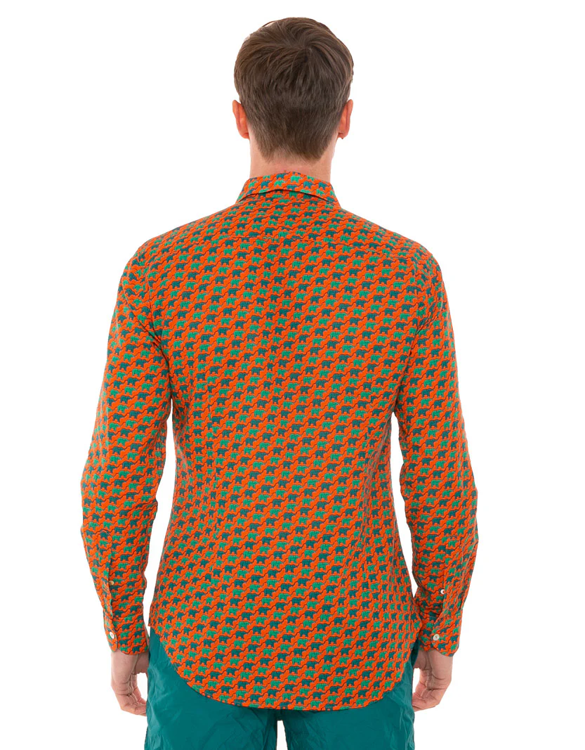 Sikelia elephant print shirt - Image 3