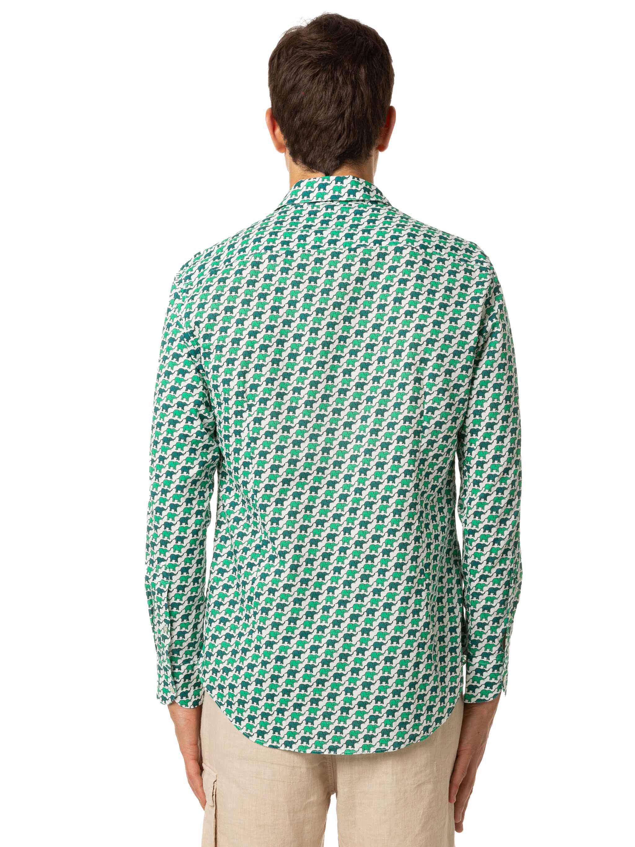 Sikelia elephant print shirt - Image 2