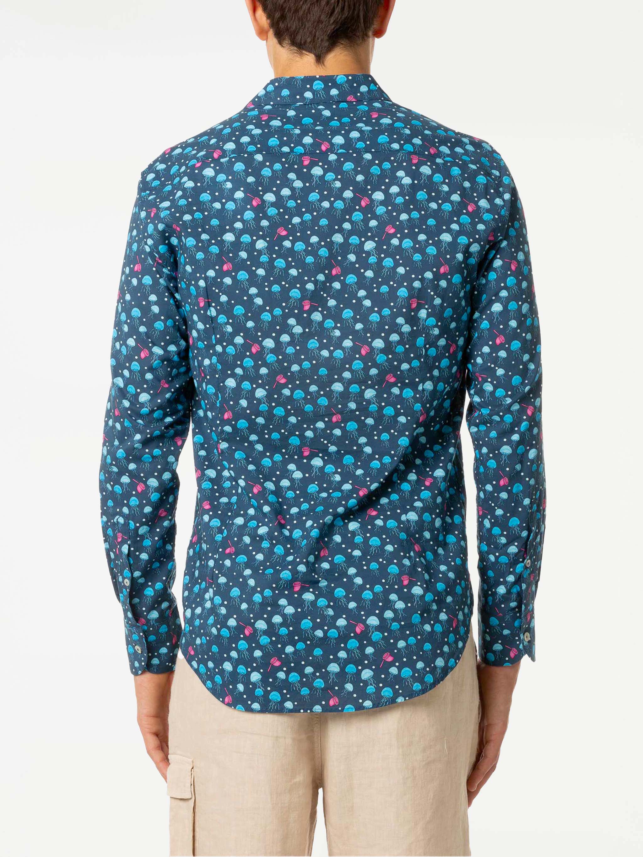 Sikelia jellyfish print shirt - Image 2