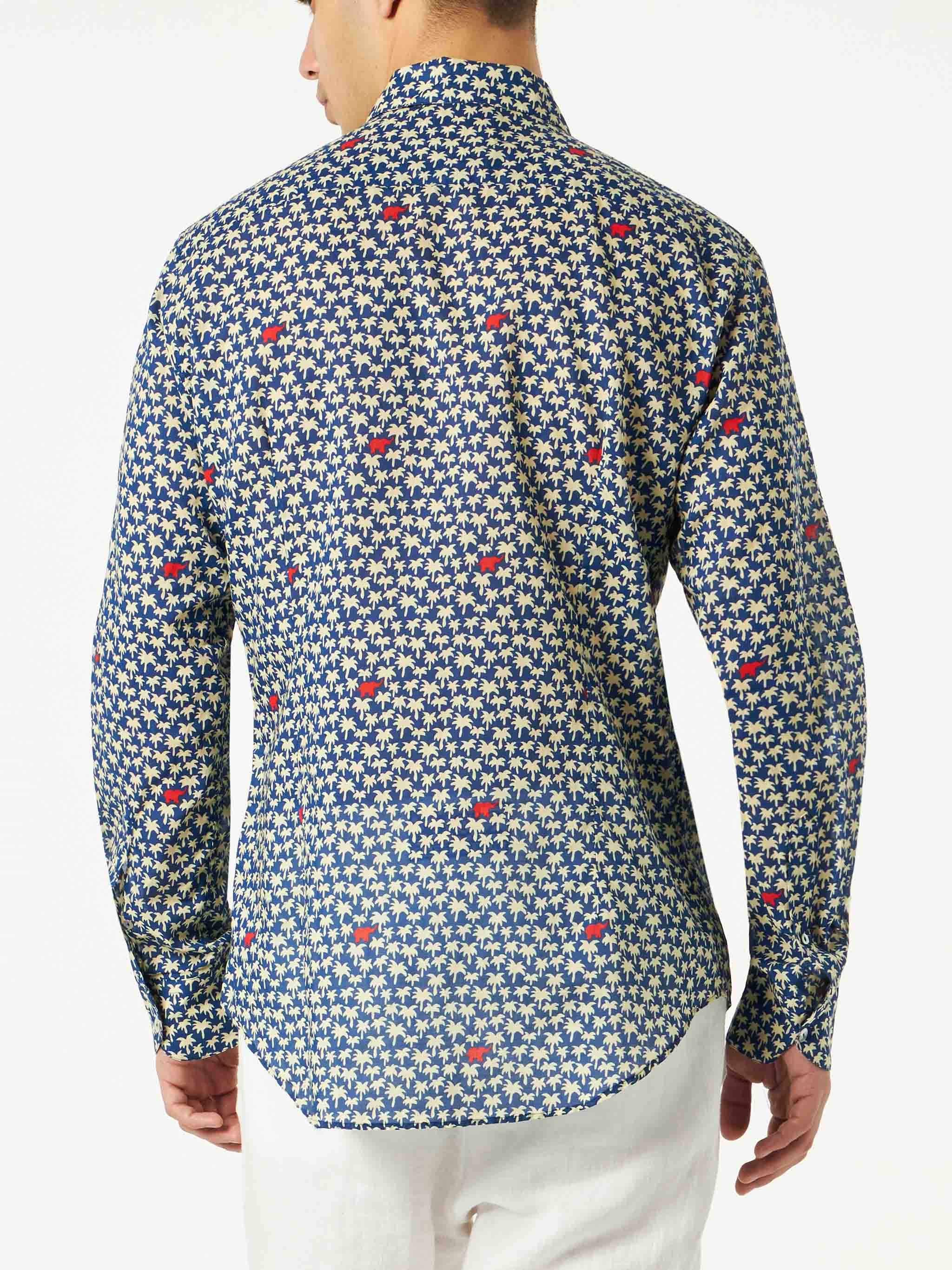Sikelia palm print shirt - Image 2