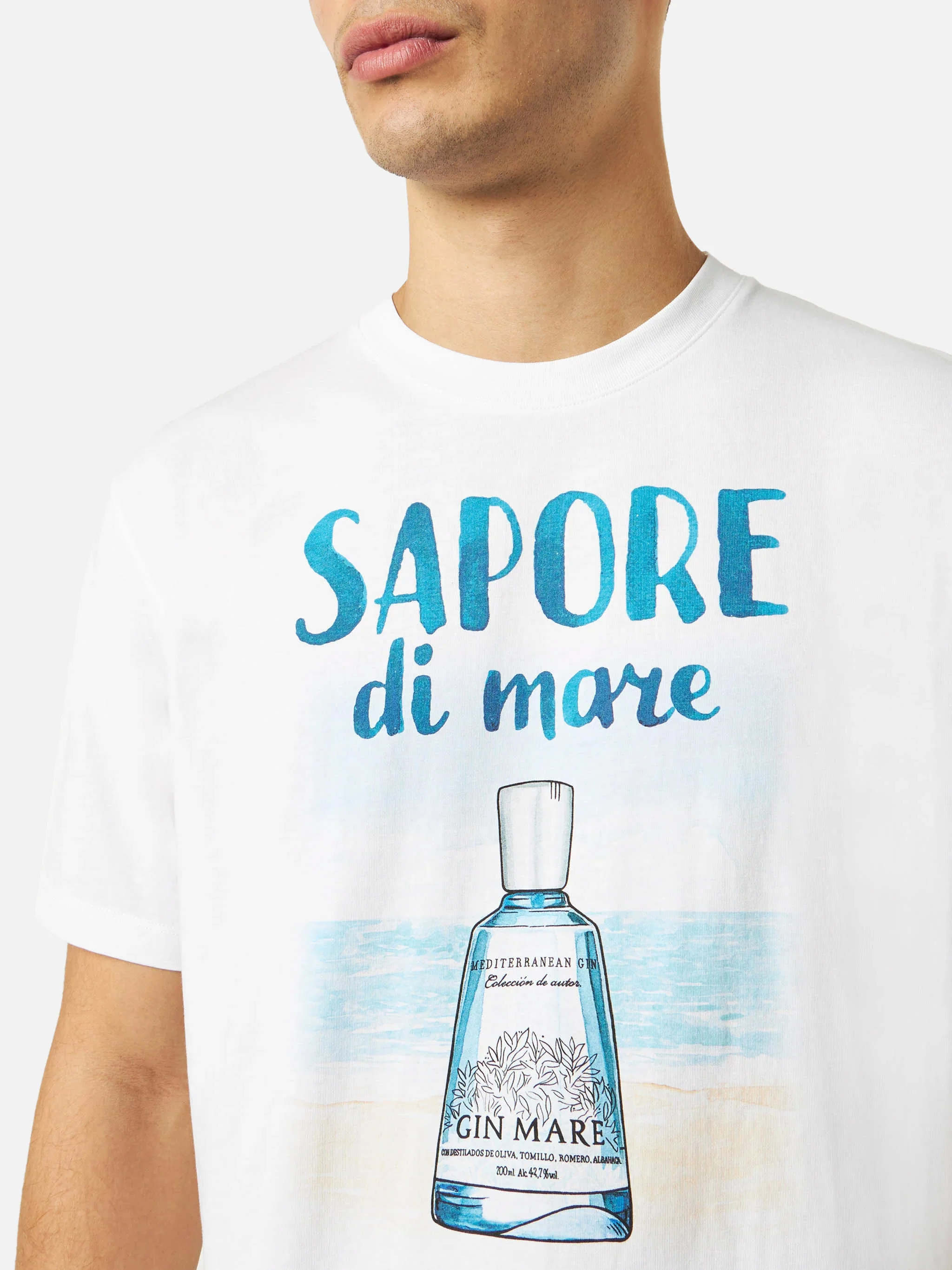 T-shirt with Gin Mare print | Special Edition - Image 3