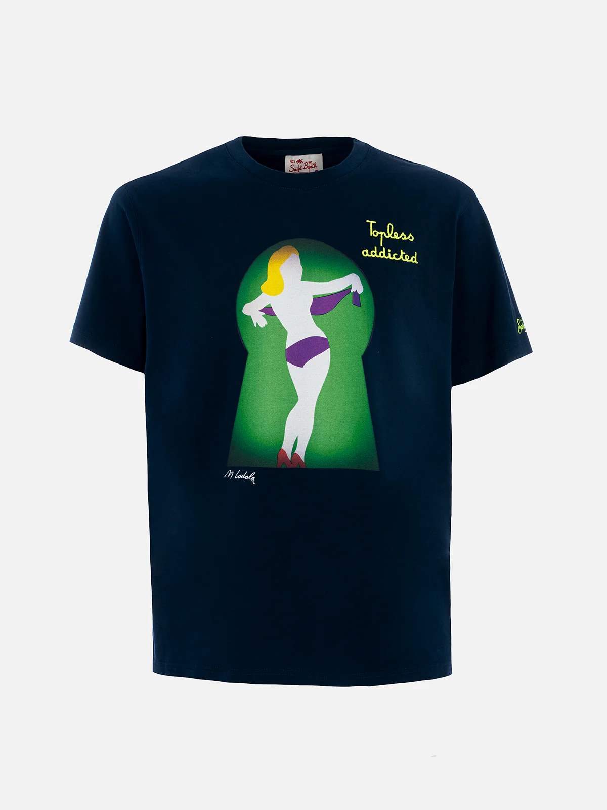 T-shirt with Lodola print and embroidery | Special Edition