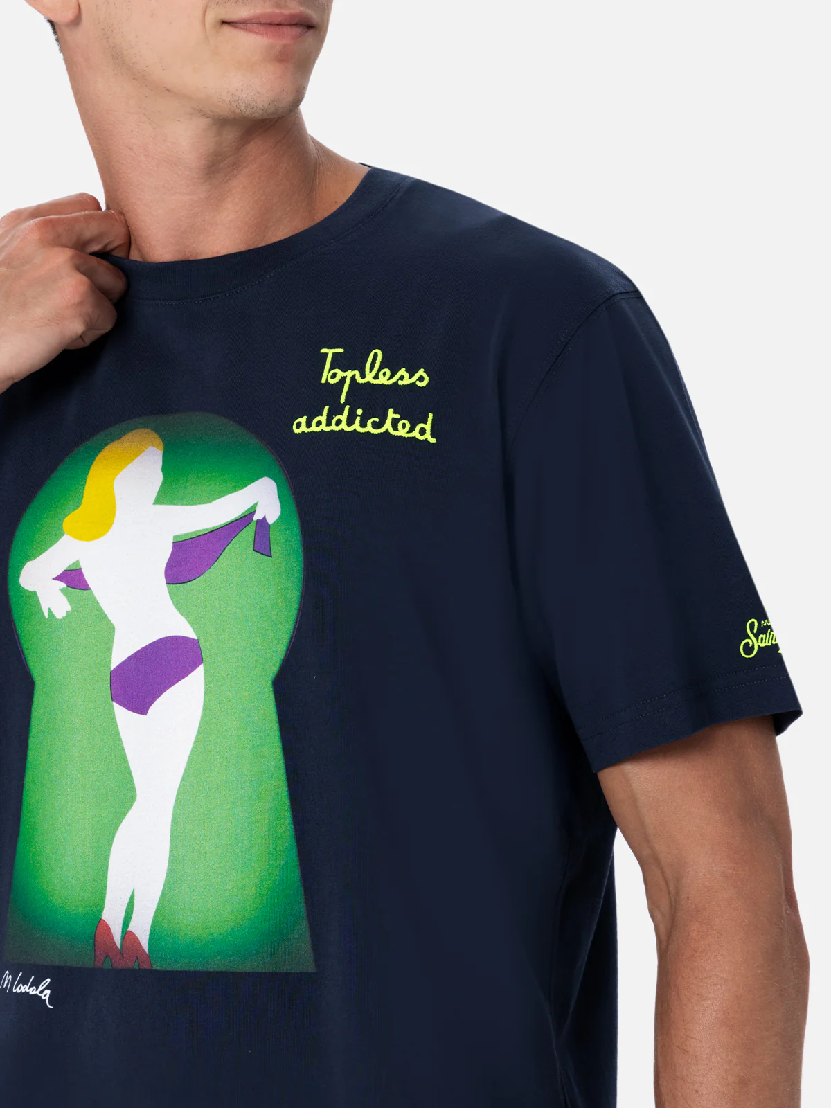 T-shirt with Lodola print and embroidery | Special Edition - Image 3
