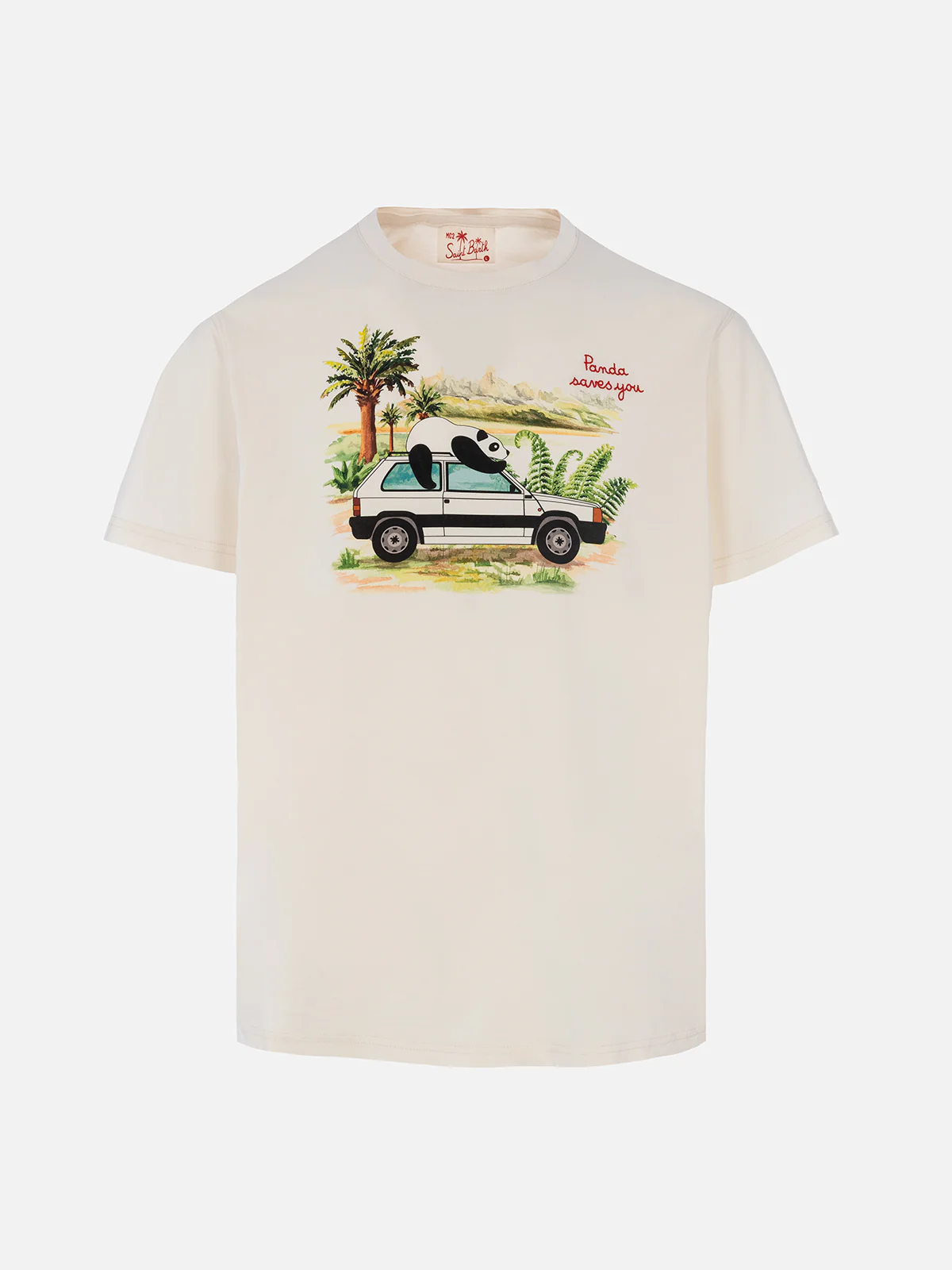 T-shirt with Panda print and embroidery | Special Edition