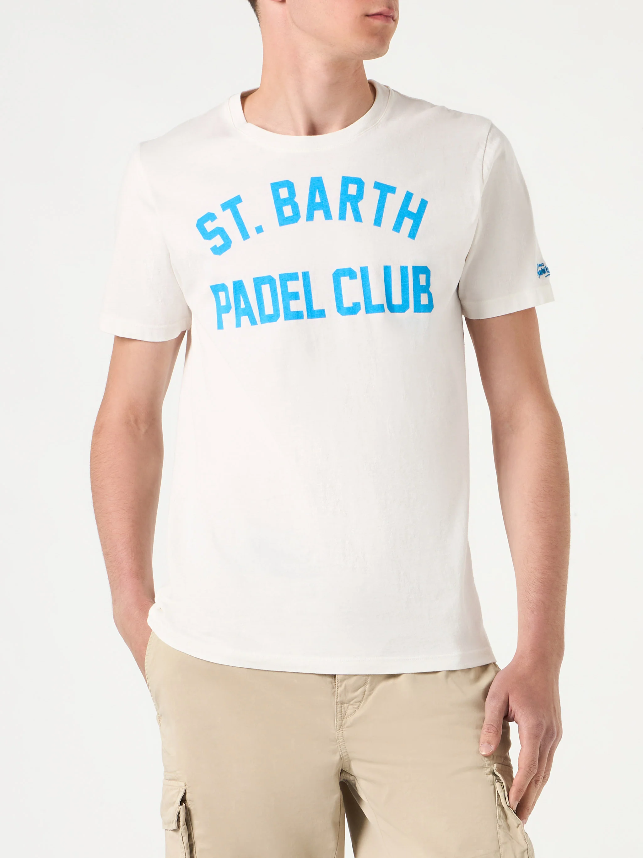 White Jack St. Barth Padel Club T-shirt - Image 2