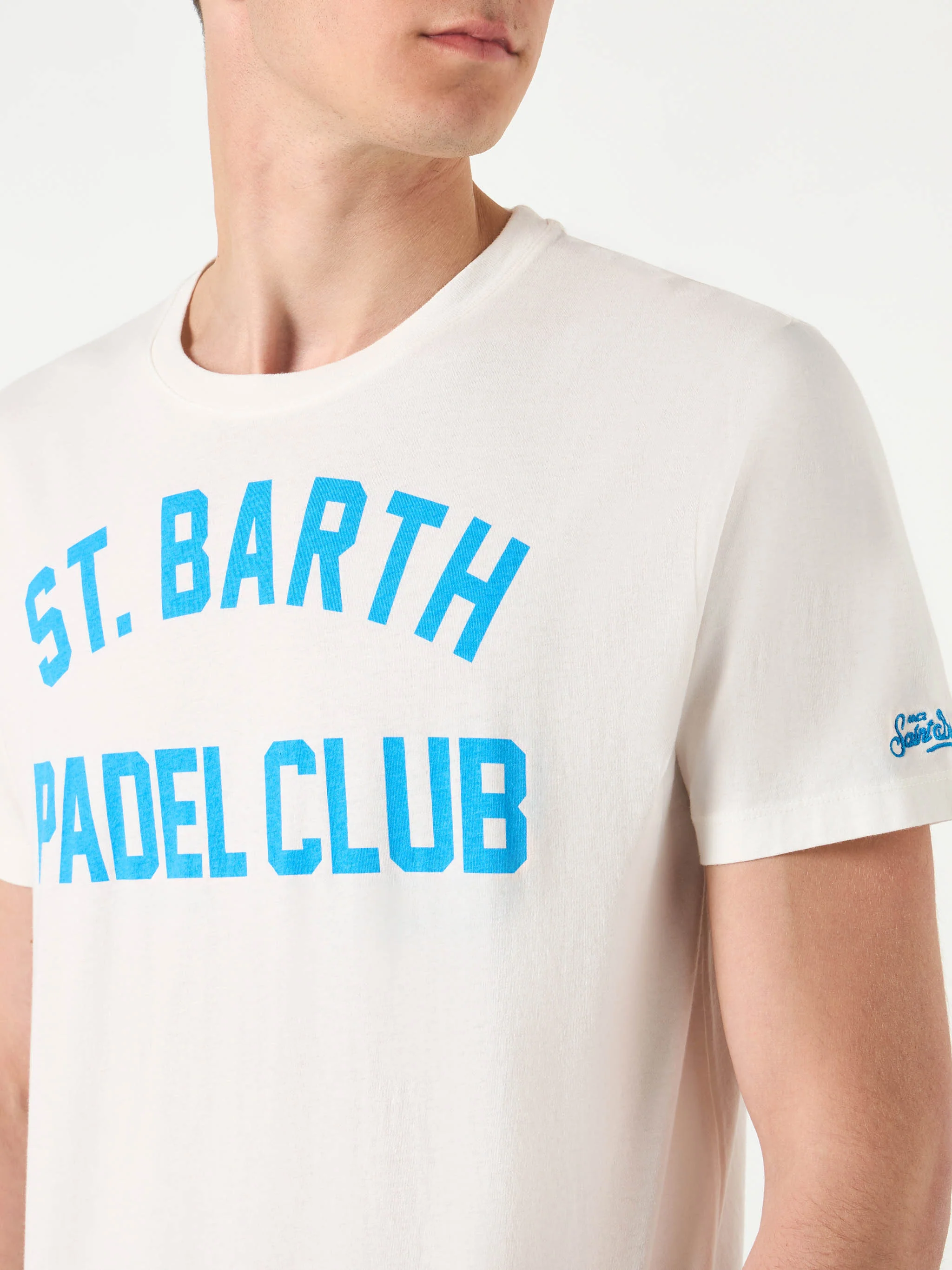 White Jack St. Barth Padel Club T-shirt - Image 3