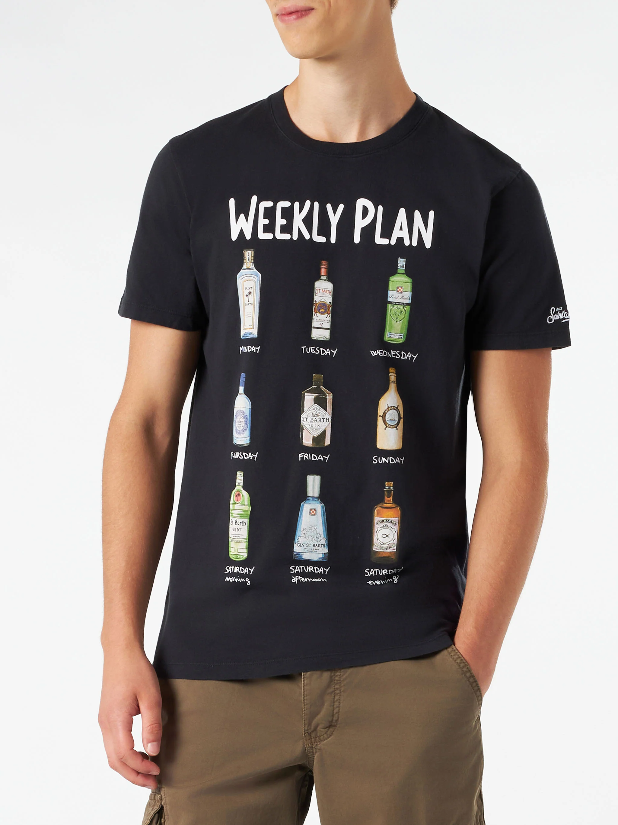 Jack cocktails print T-shirt - Image 2
