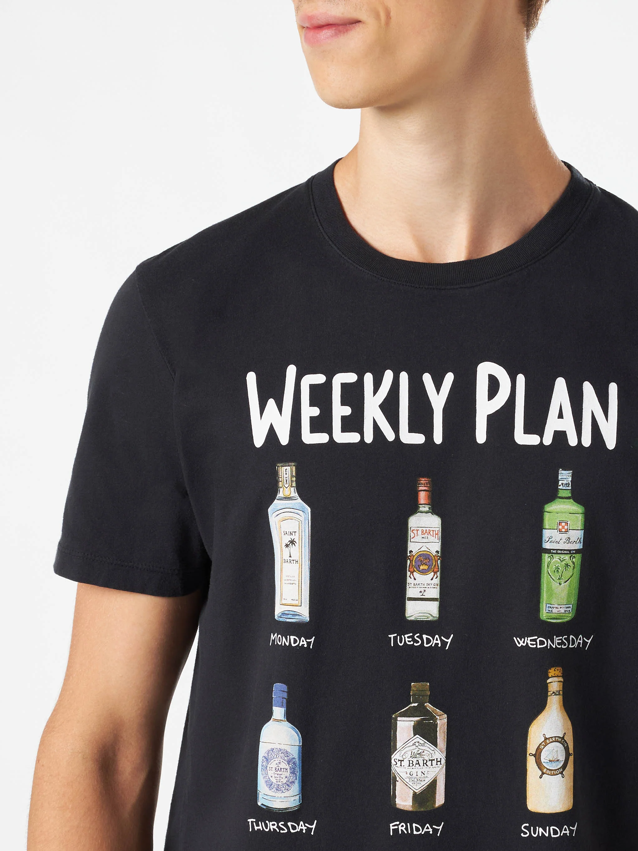 Jack cocktails print T-shirt - Image 3