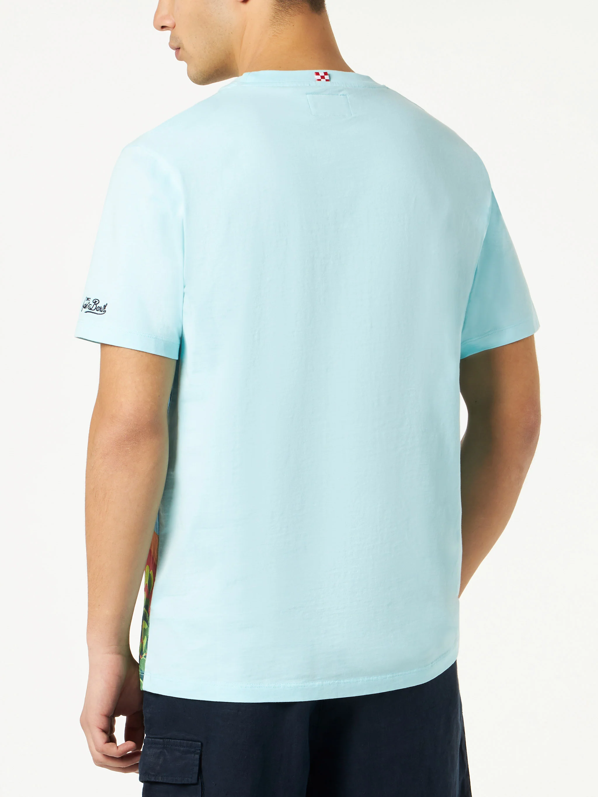 T-shirt with Saint Barth postcard print - Image 4