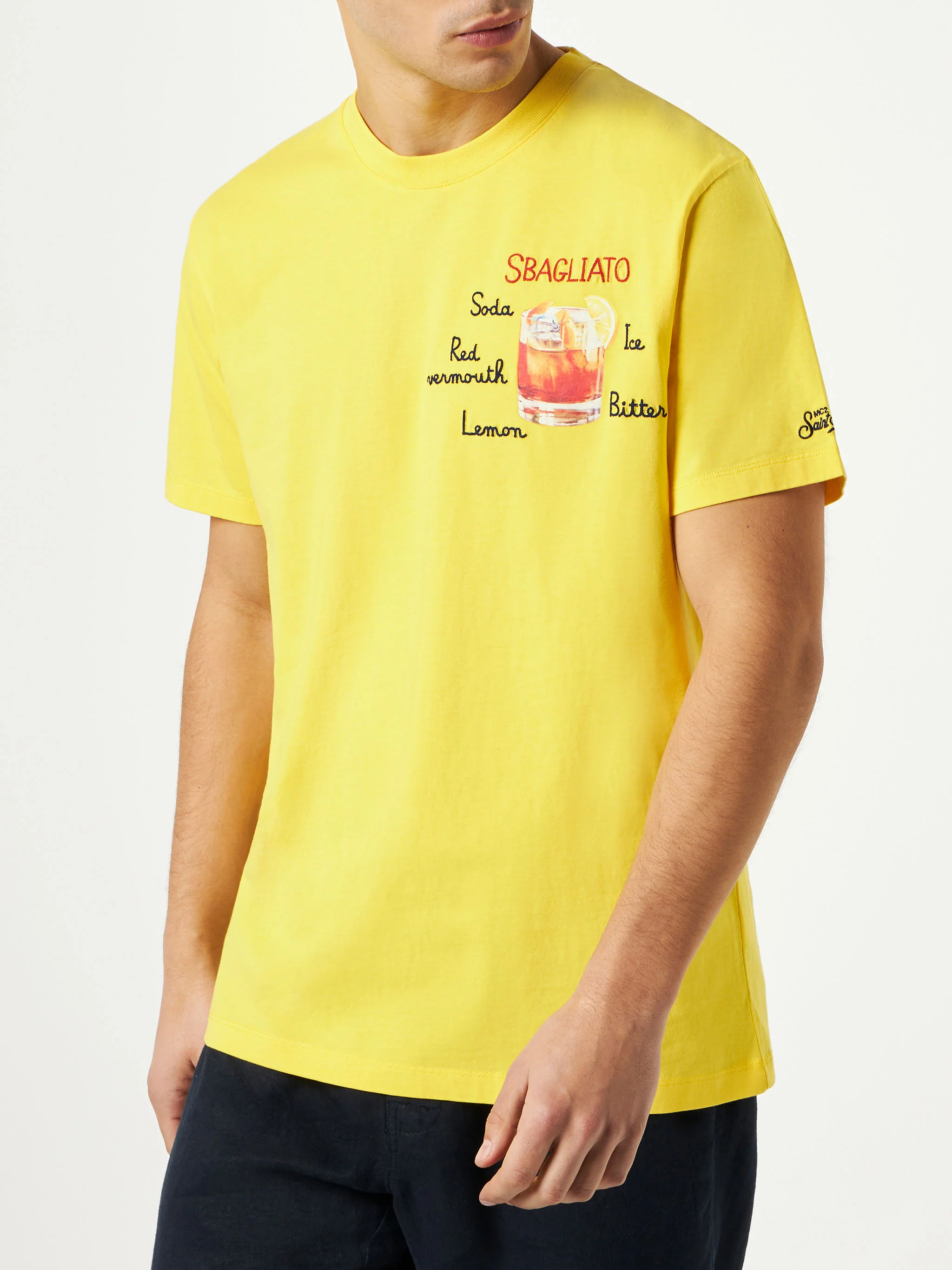 T-shirt with Sbagliato glass print - Image 3
