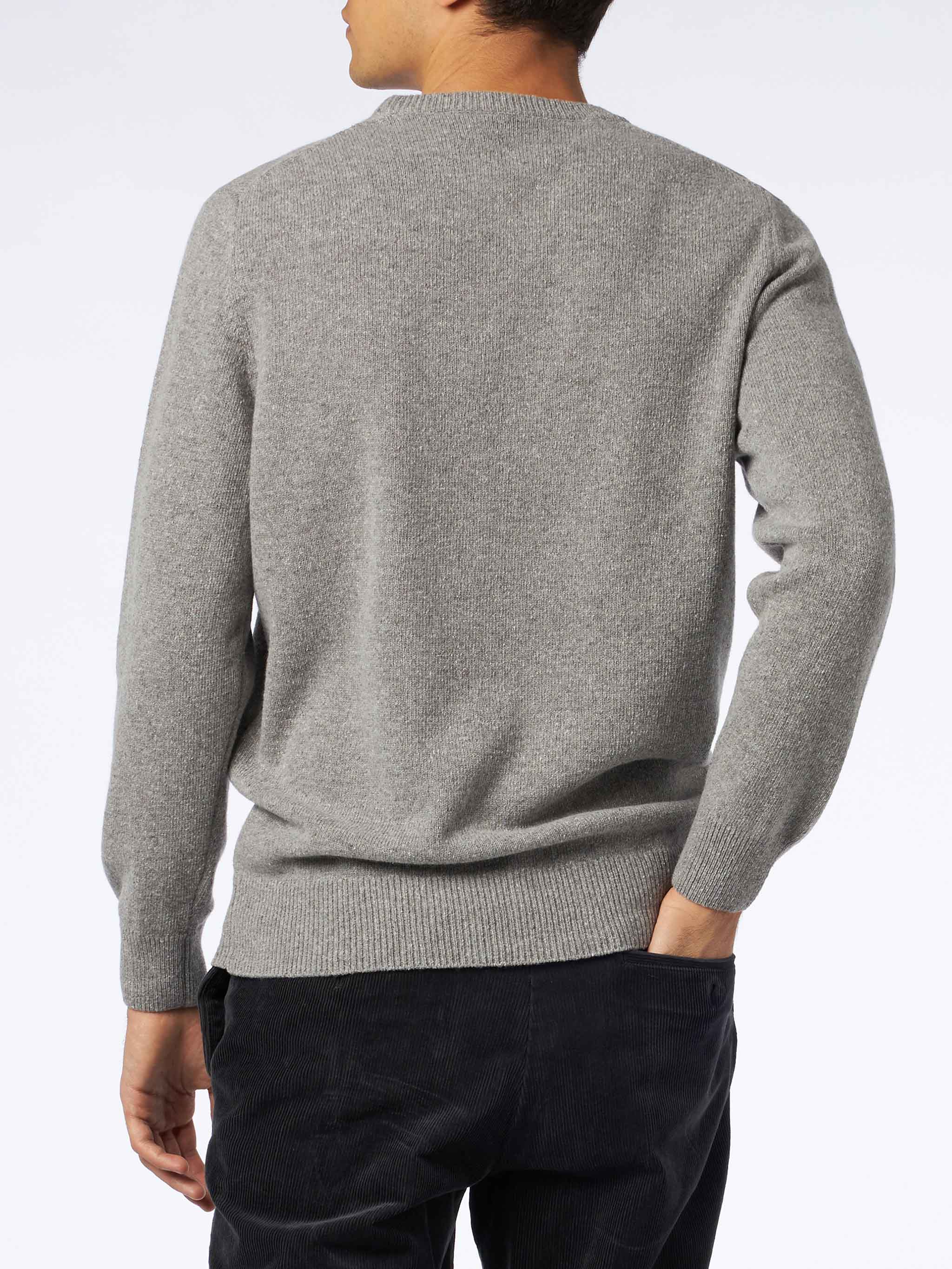 Heron grey donegal dog sweater - Image 3