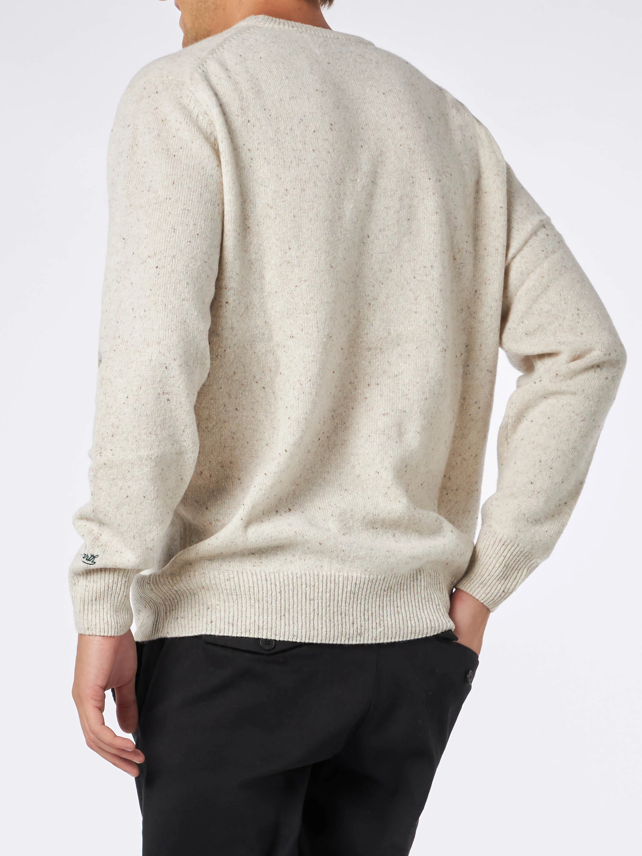 Heron white St. Moritz postcard sweater - Image 3