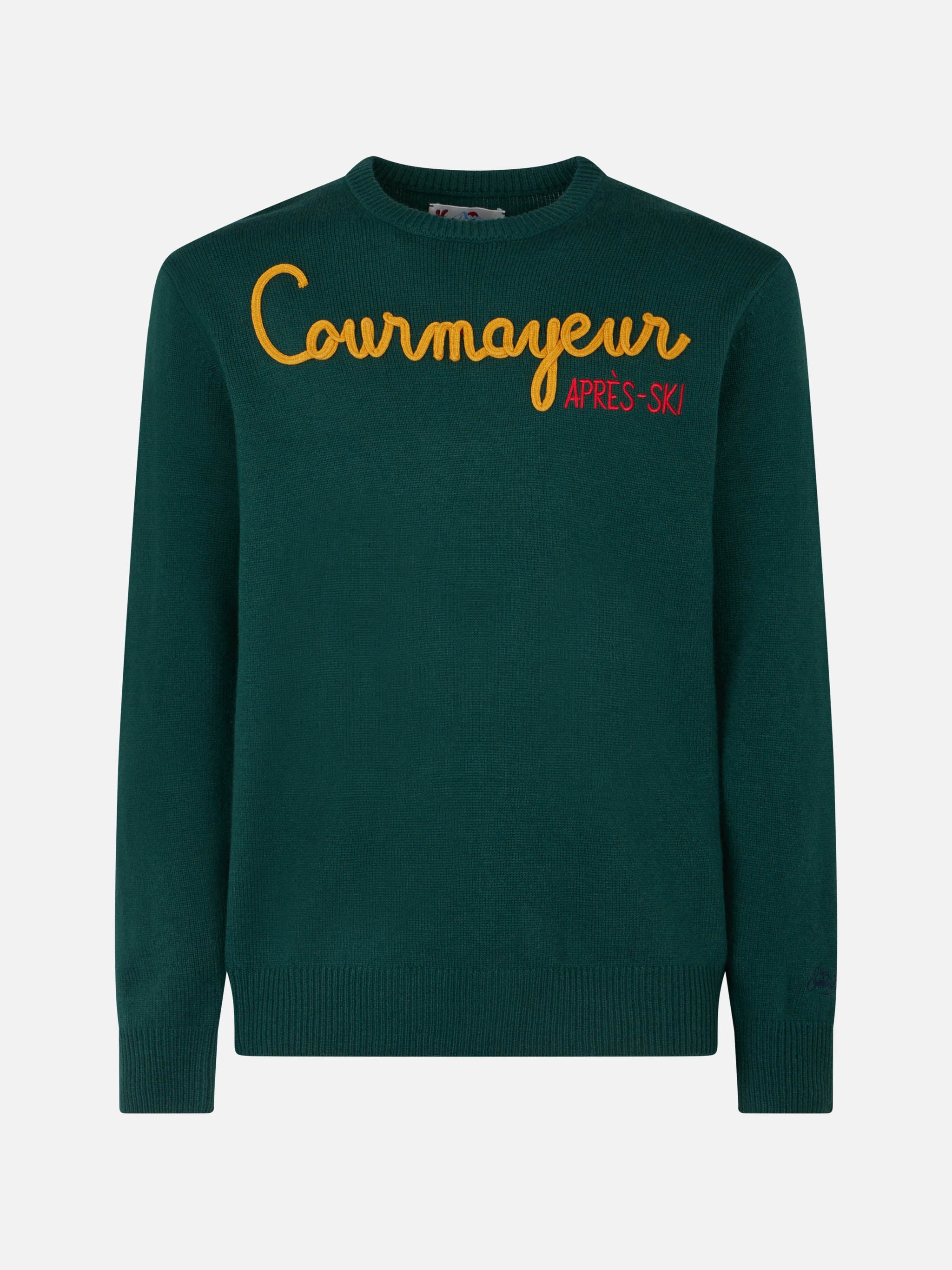 Heron green Courmayeur Après Ski sweater - Image 2