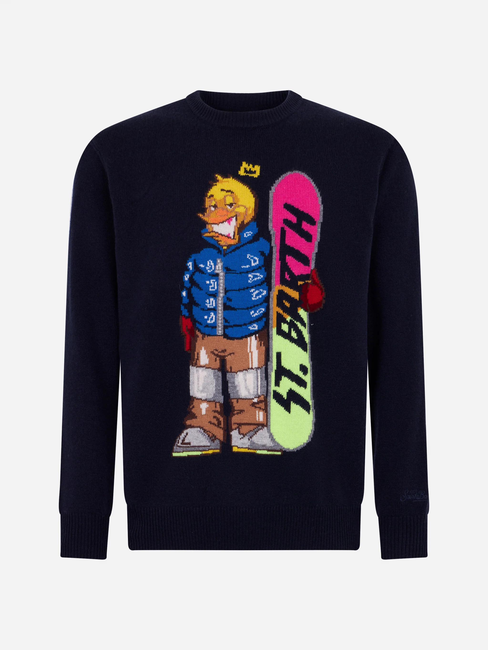 Heron blue Crypto Ducky snowboard sweater | Special Edition - Image 4