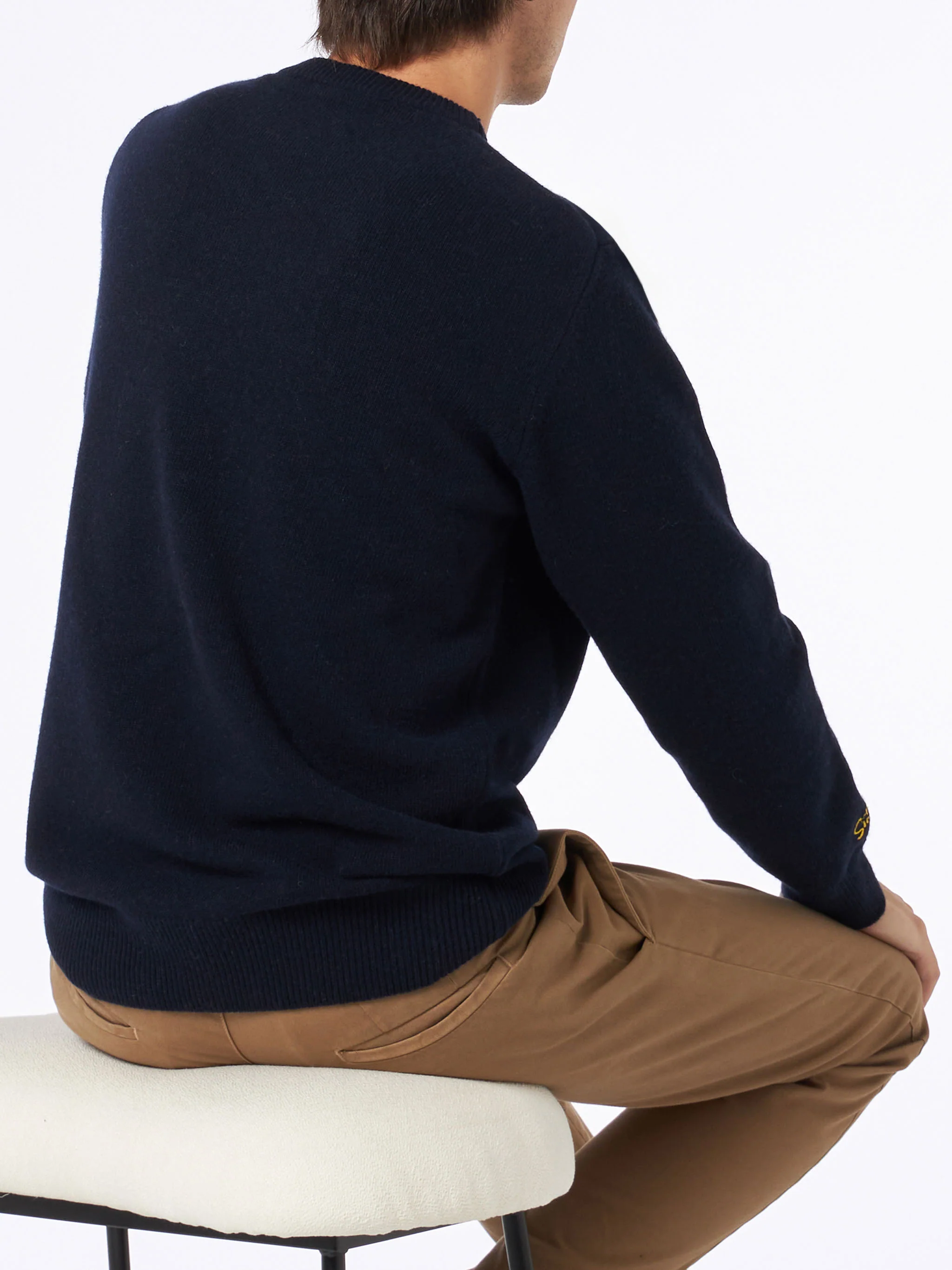 Crewneck sweater Heron with Homer Simpson jacquard | THE SIMPSONS SPECIAL EDITION - Image 3