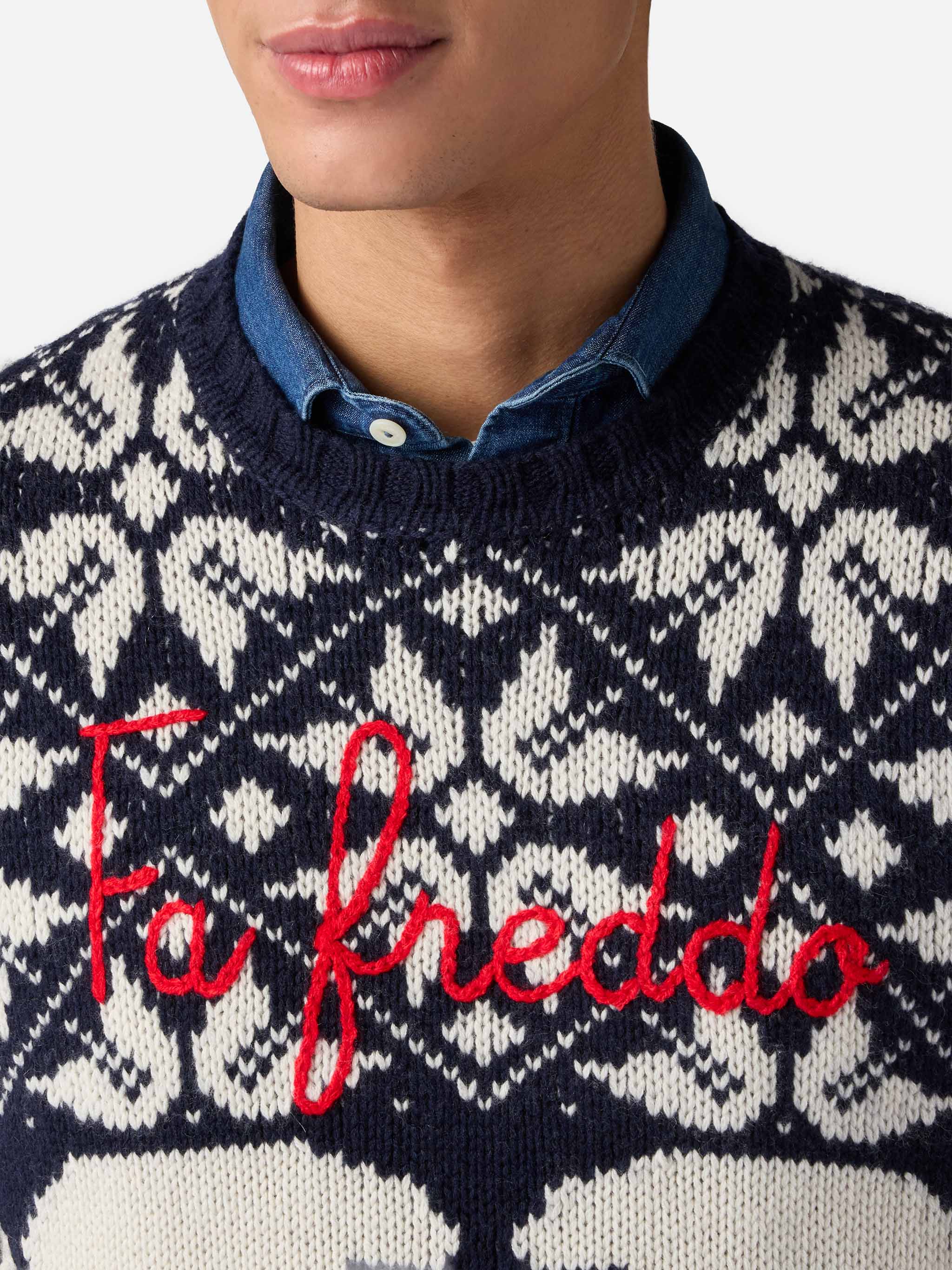 Bombardino Fa freddo embroidered sweater - Image 2