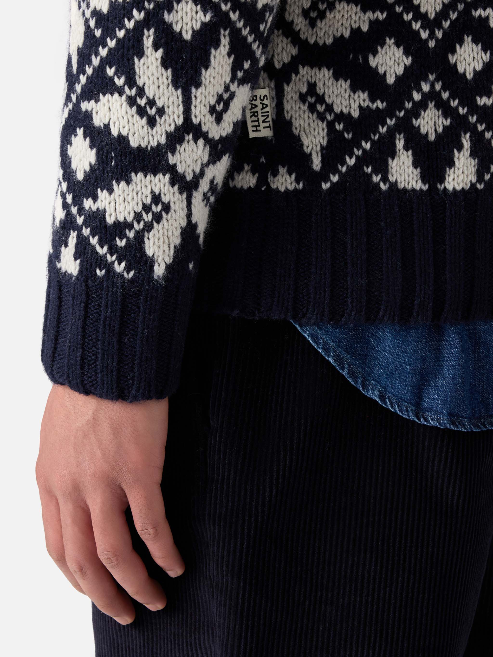Bombardino Fa freddo embroidered sweater - Image 4