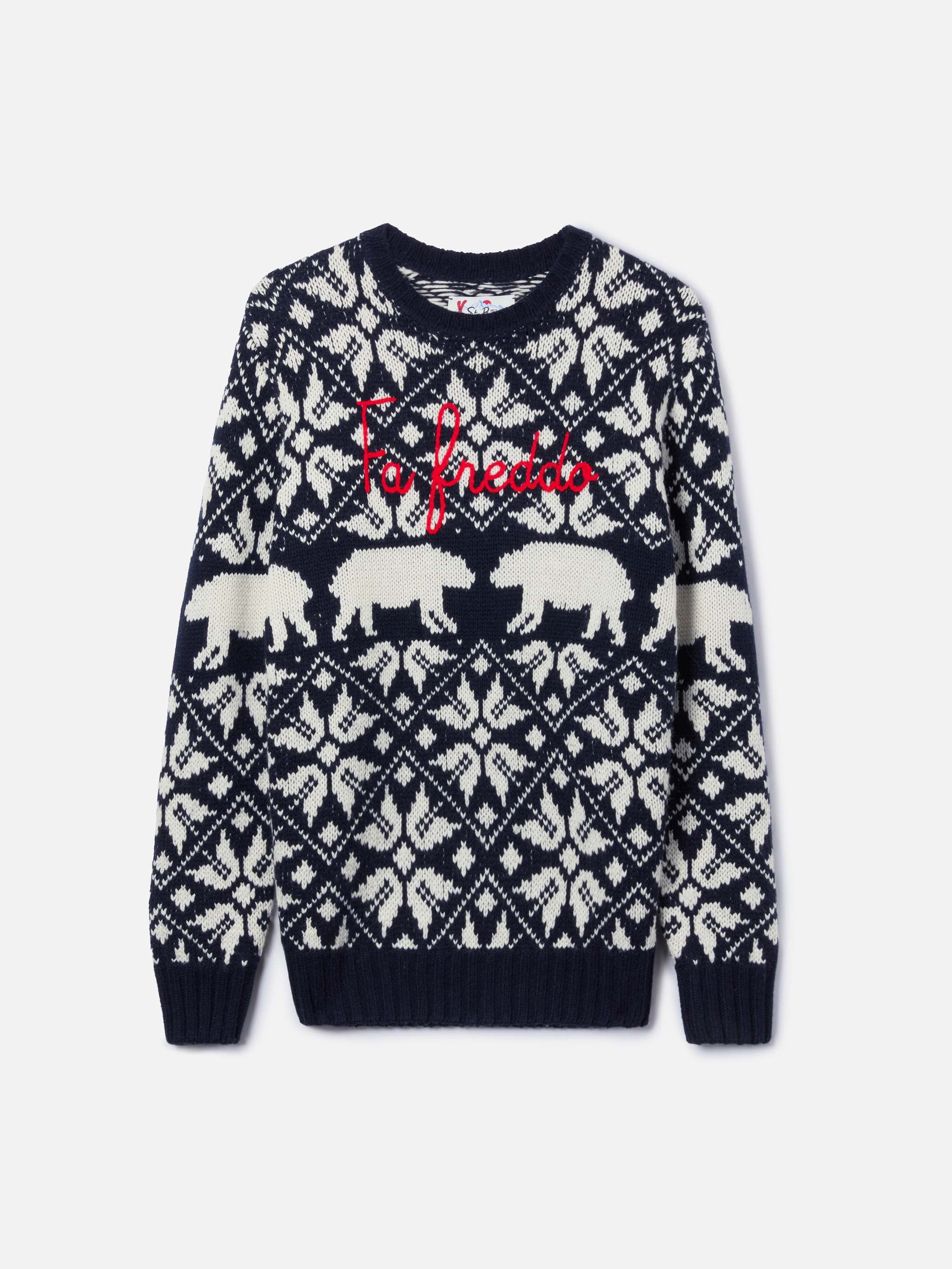 Bombardino Fa freddo embroidered sweater - Image 5