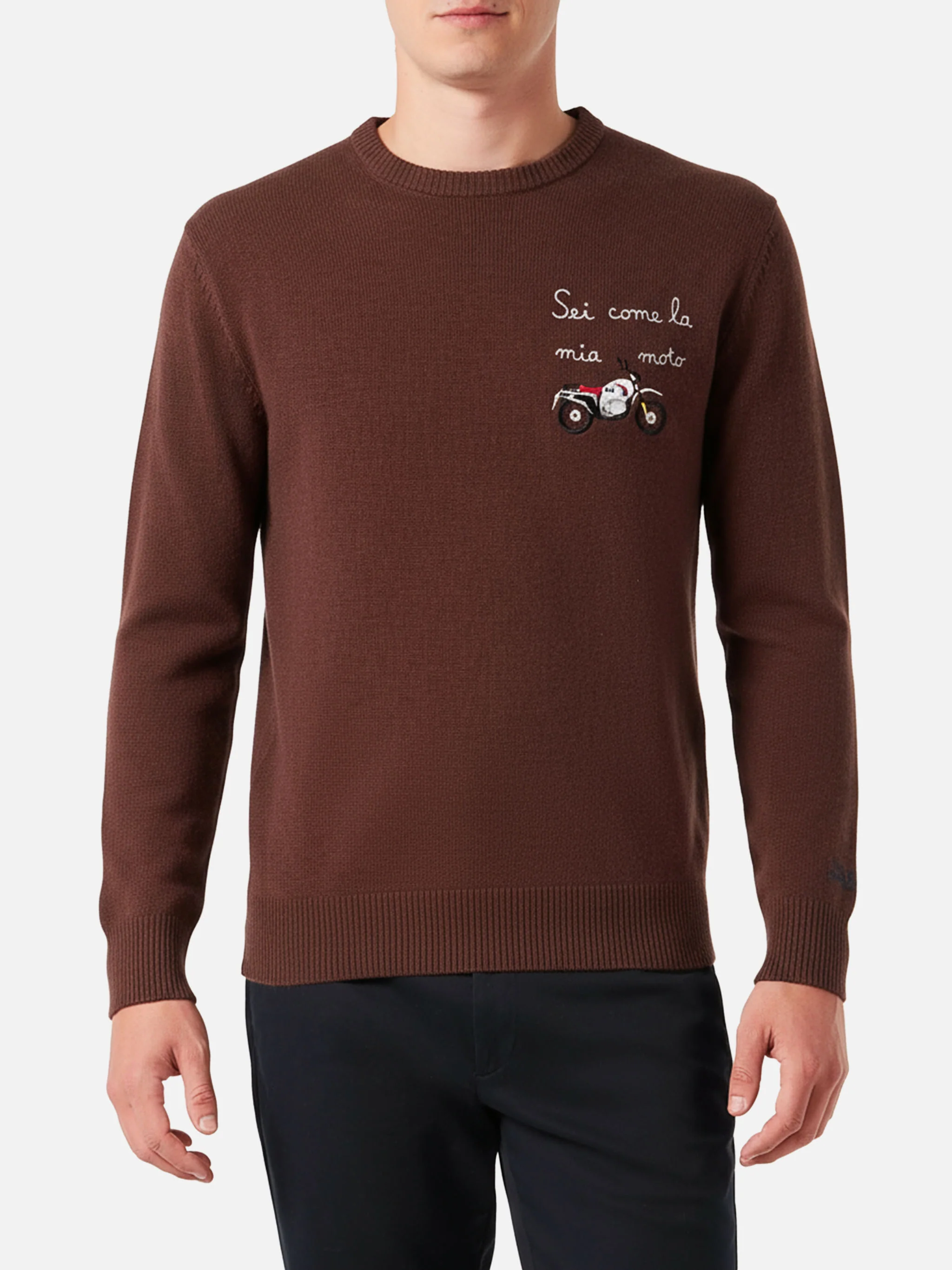 Heron brown Sei come la mia moto sweater - Image 2