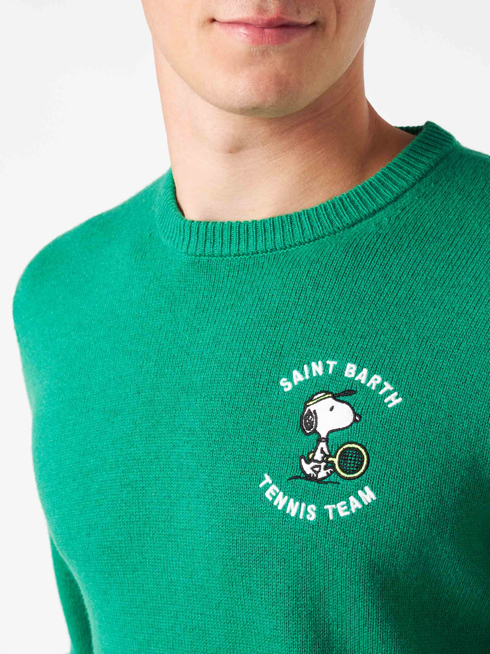 Heron green Snoopy tennis sweater | Special Edition