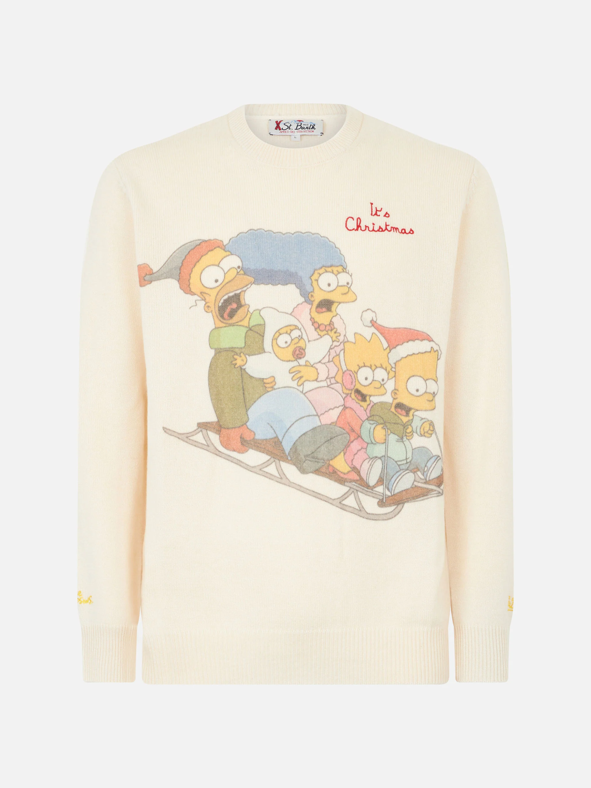 Crewneck sweater Heron with The Simpson family jacquard | THE SIMPSONS SPECIAL EDITION - Image 4