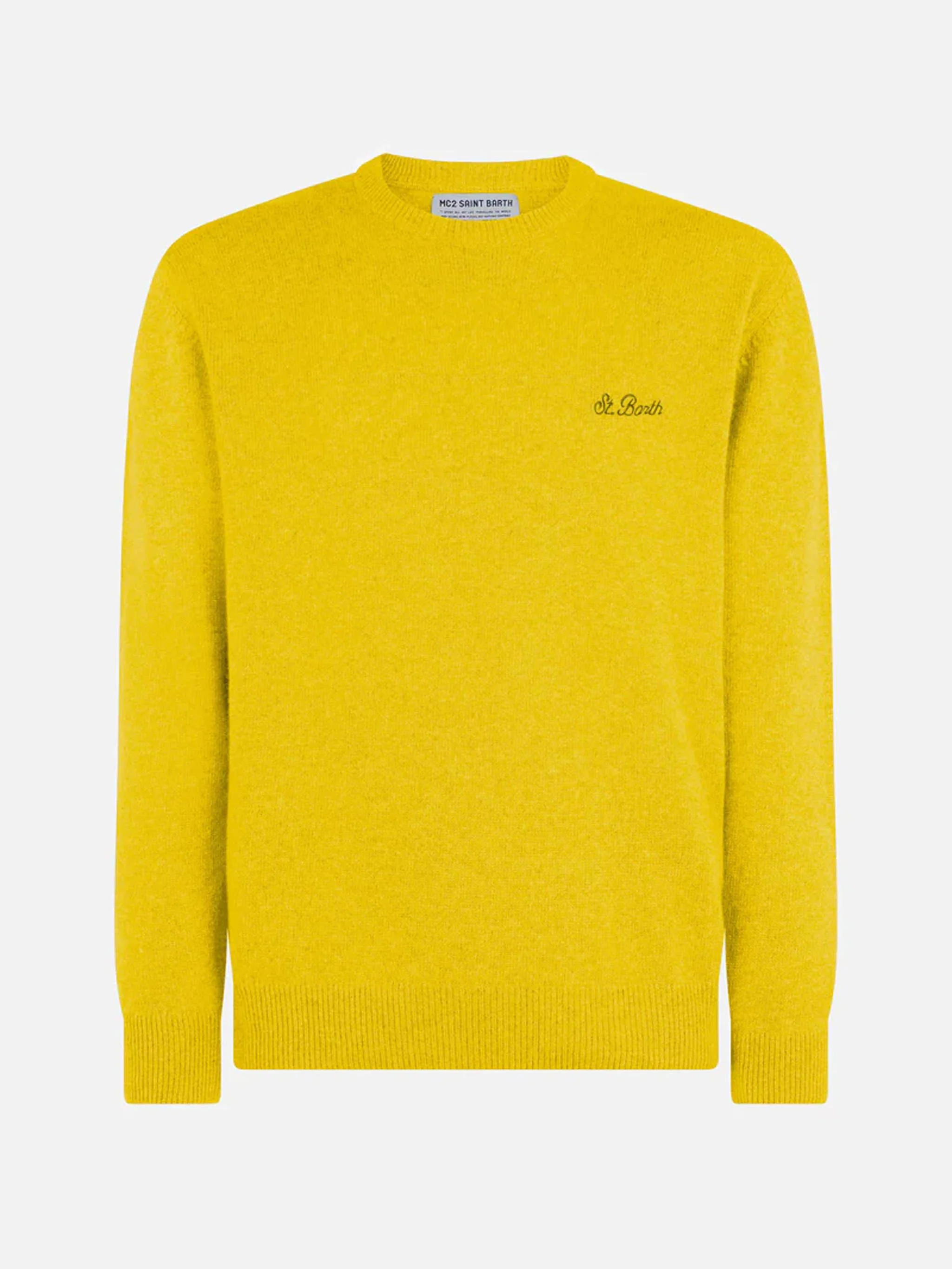 Yellow sweater Regent in lambswool - Image 4