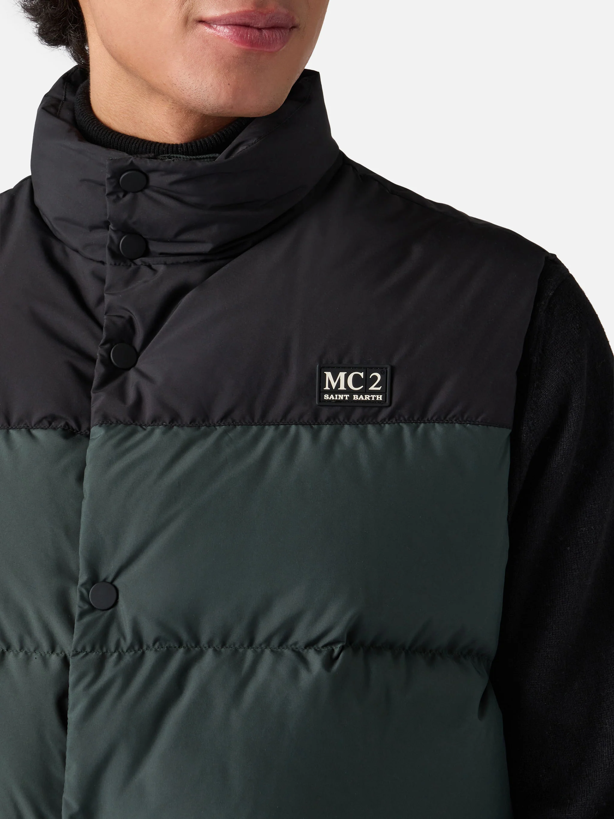 Thunder green padded vest - Image 3