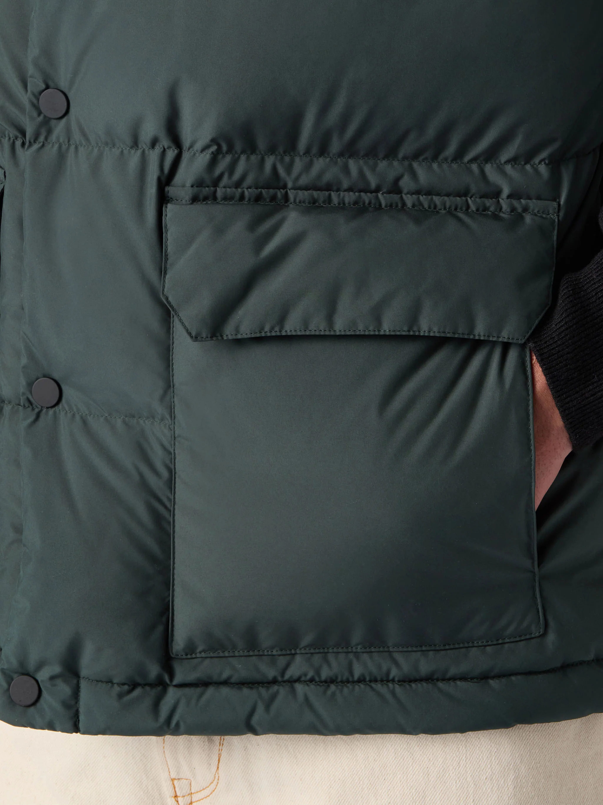 Thunder green padded vest - Image 5