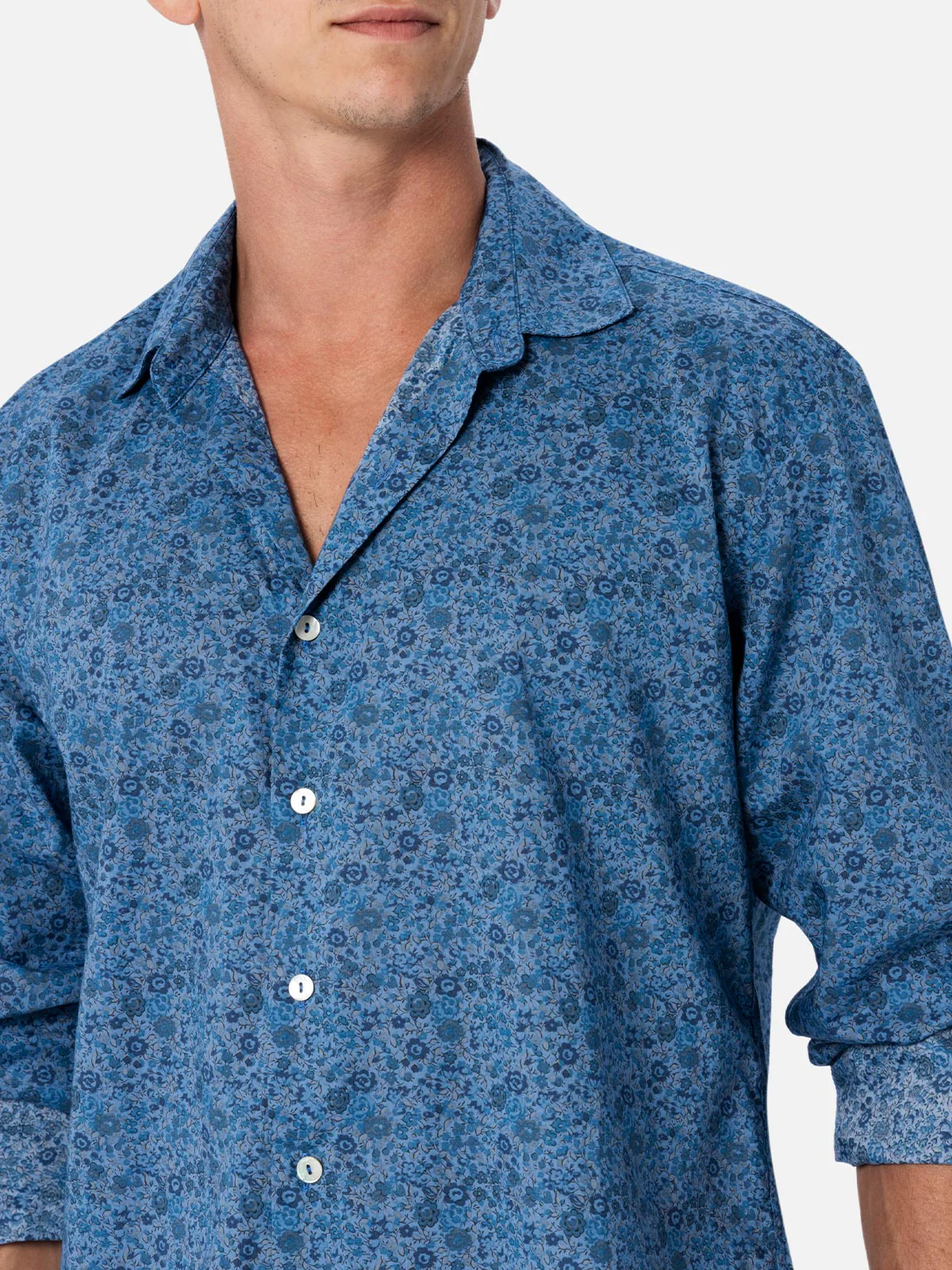 Sikelia Emma & Georgina print cotton muslin shirt | Special Edition - Image 2