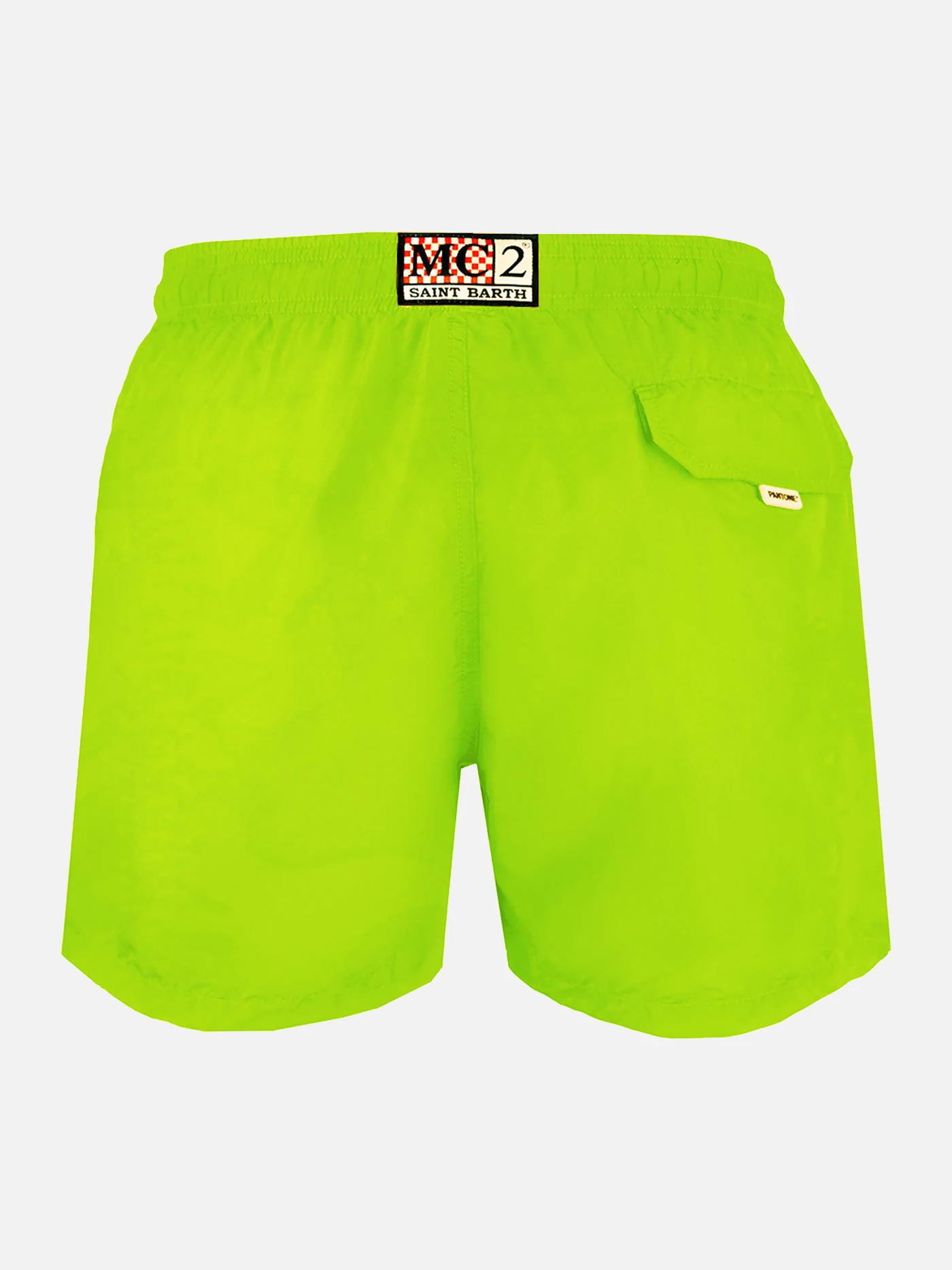 Ultralight Pantone fluo yellow swim shorts | Special Edition - Image 2