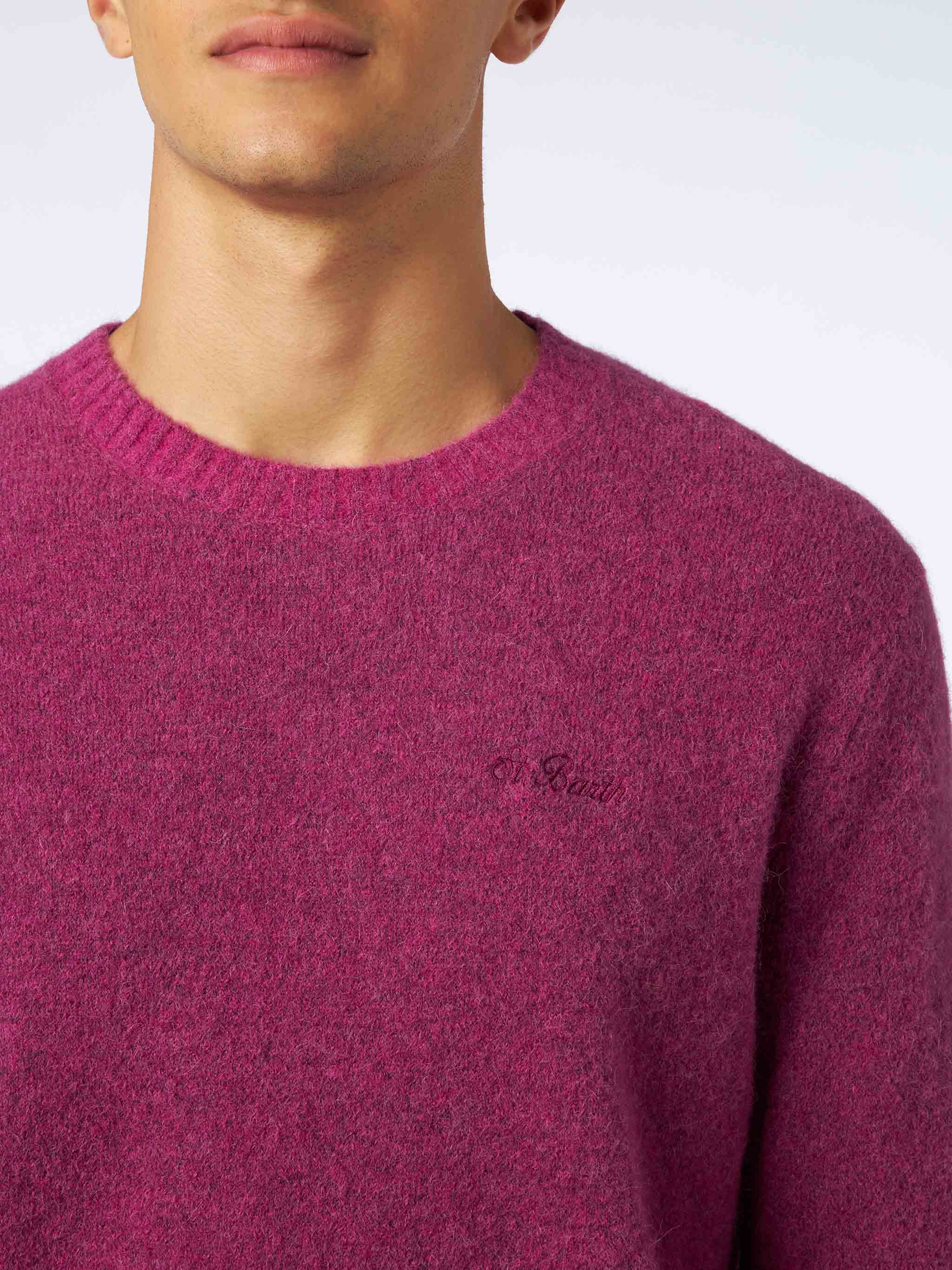 Heron fuchsia stretch wool sweater - Image 2