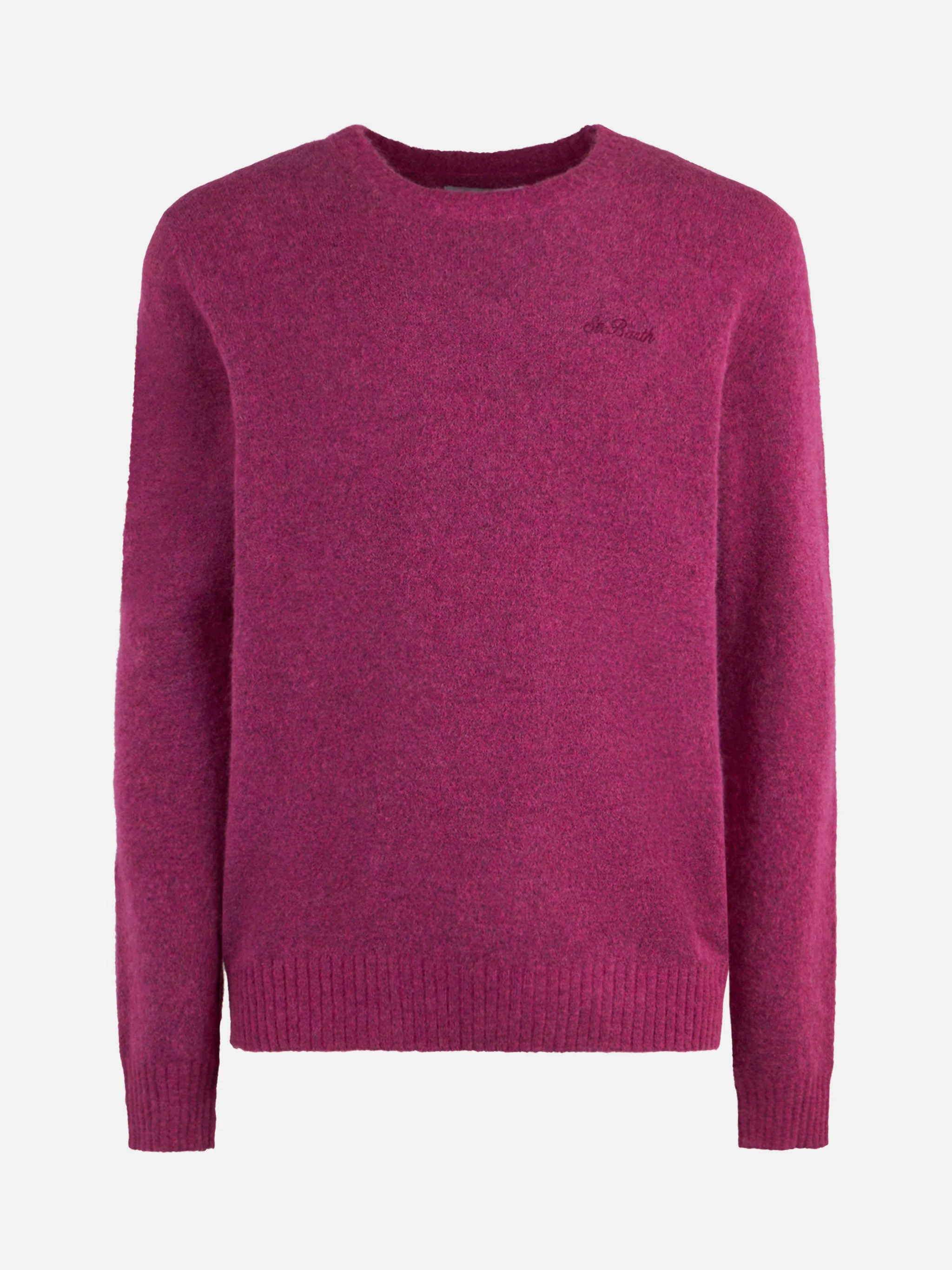 Heron fuchsia stretch wool sweater - Image 4