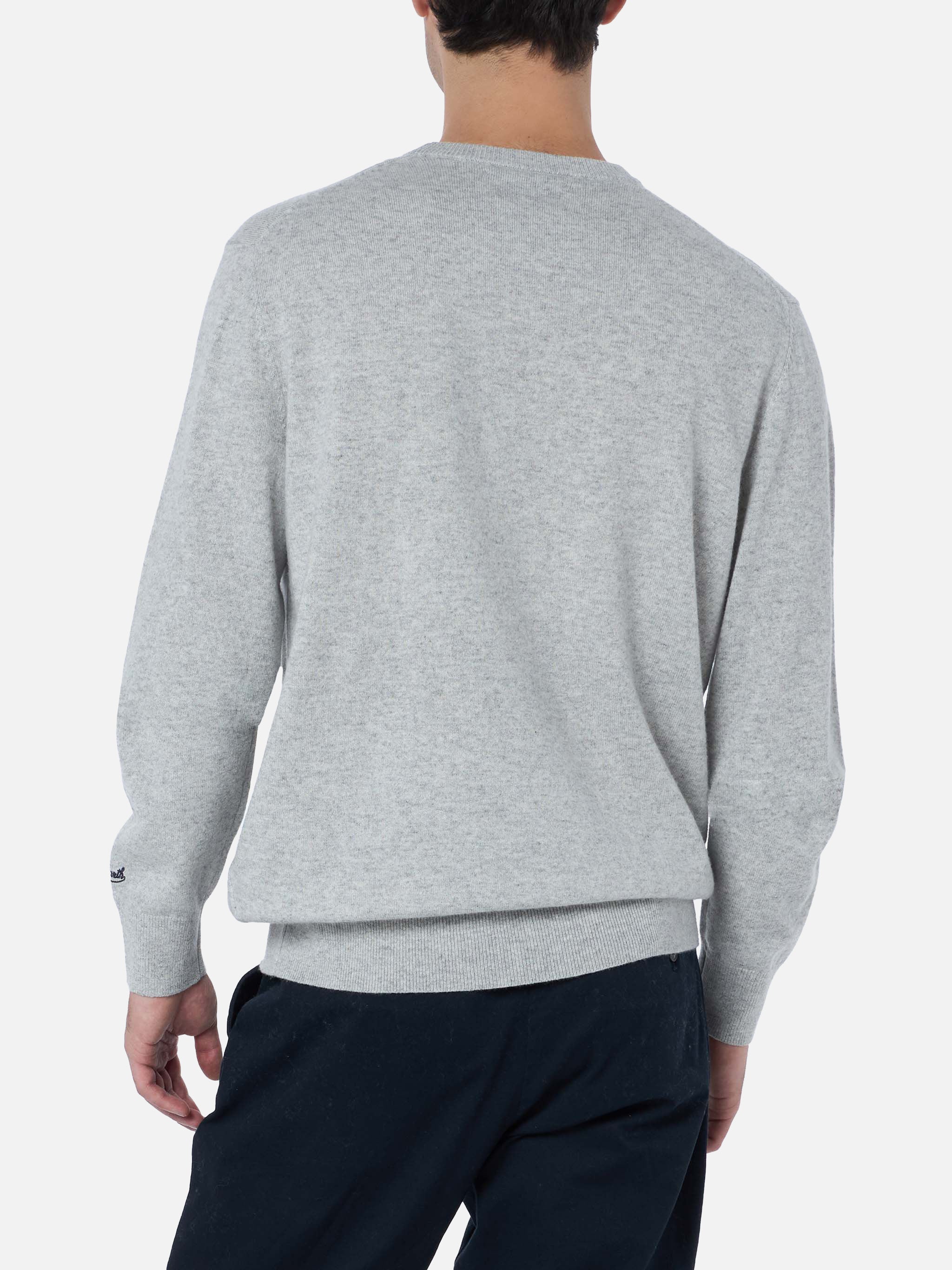 Crewneck sweater Heron with I saved a Panda 4x4 embroidery | FIAT PANDA SPECIAL EDITION - Image 3