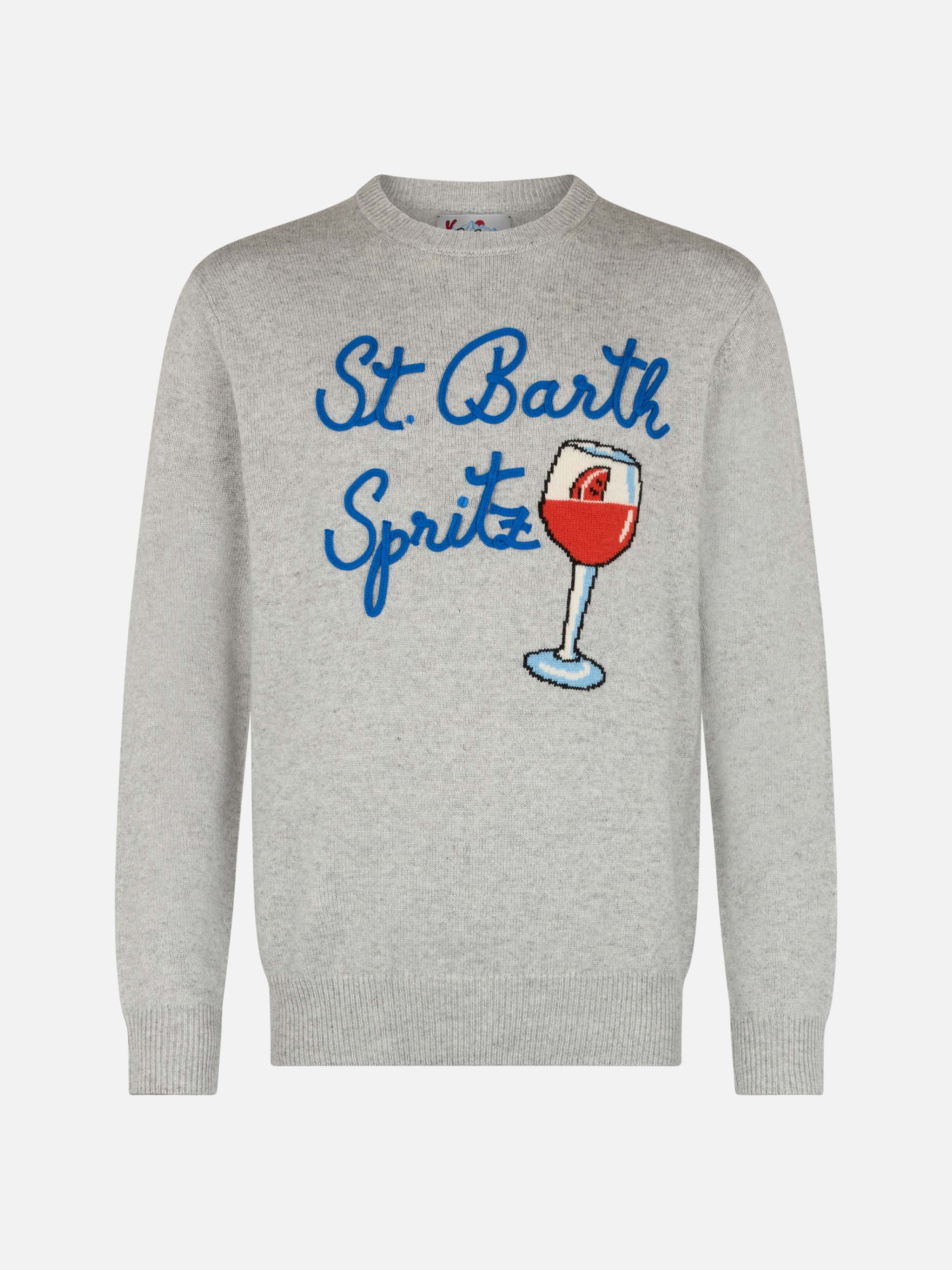 Crewneck sweater Heron with Spritz glass jacquard - Image 5