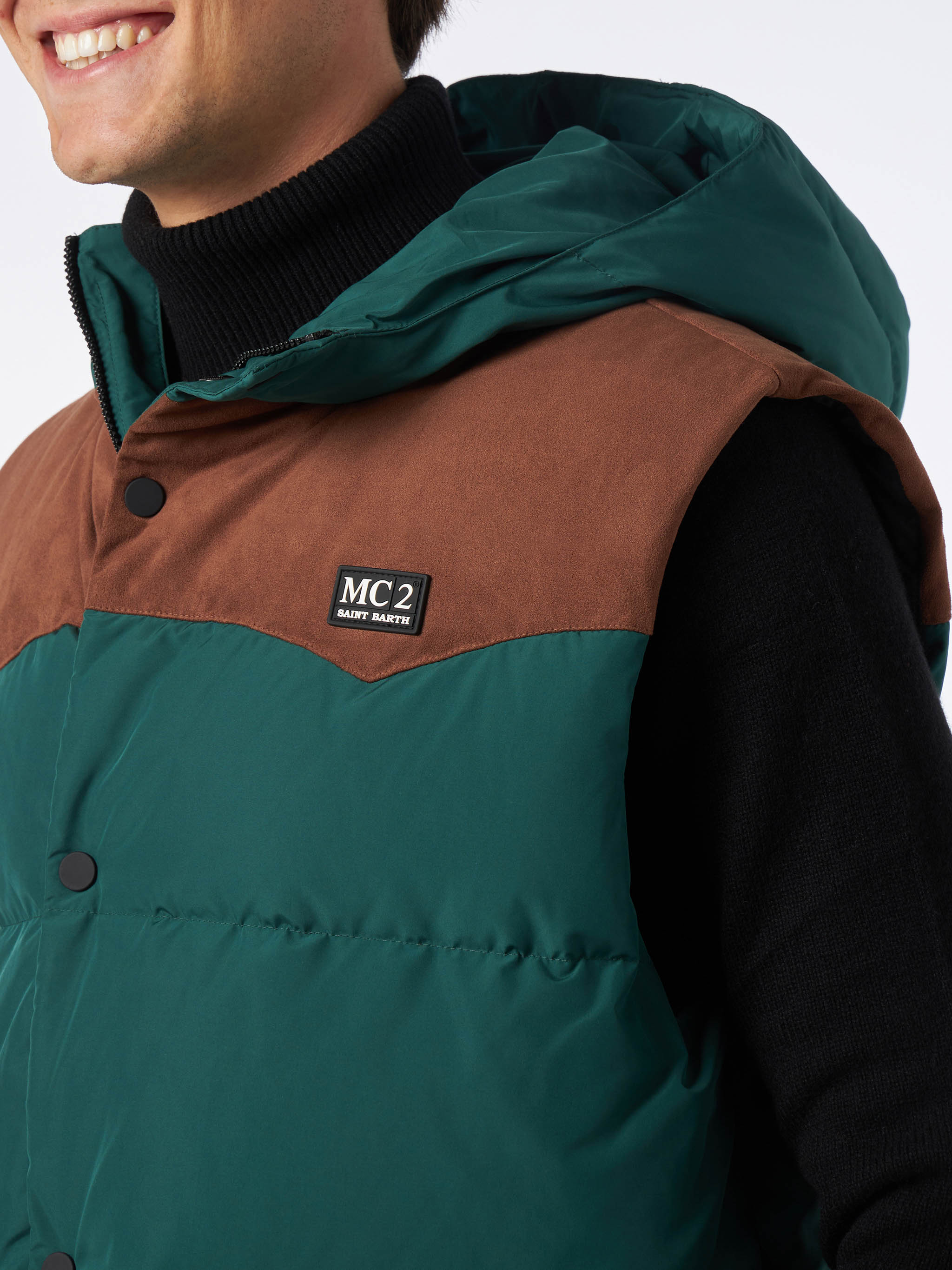 Klosters green down vest - Image 3