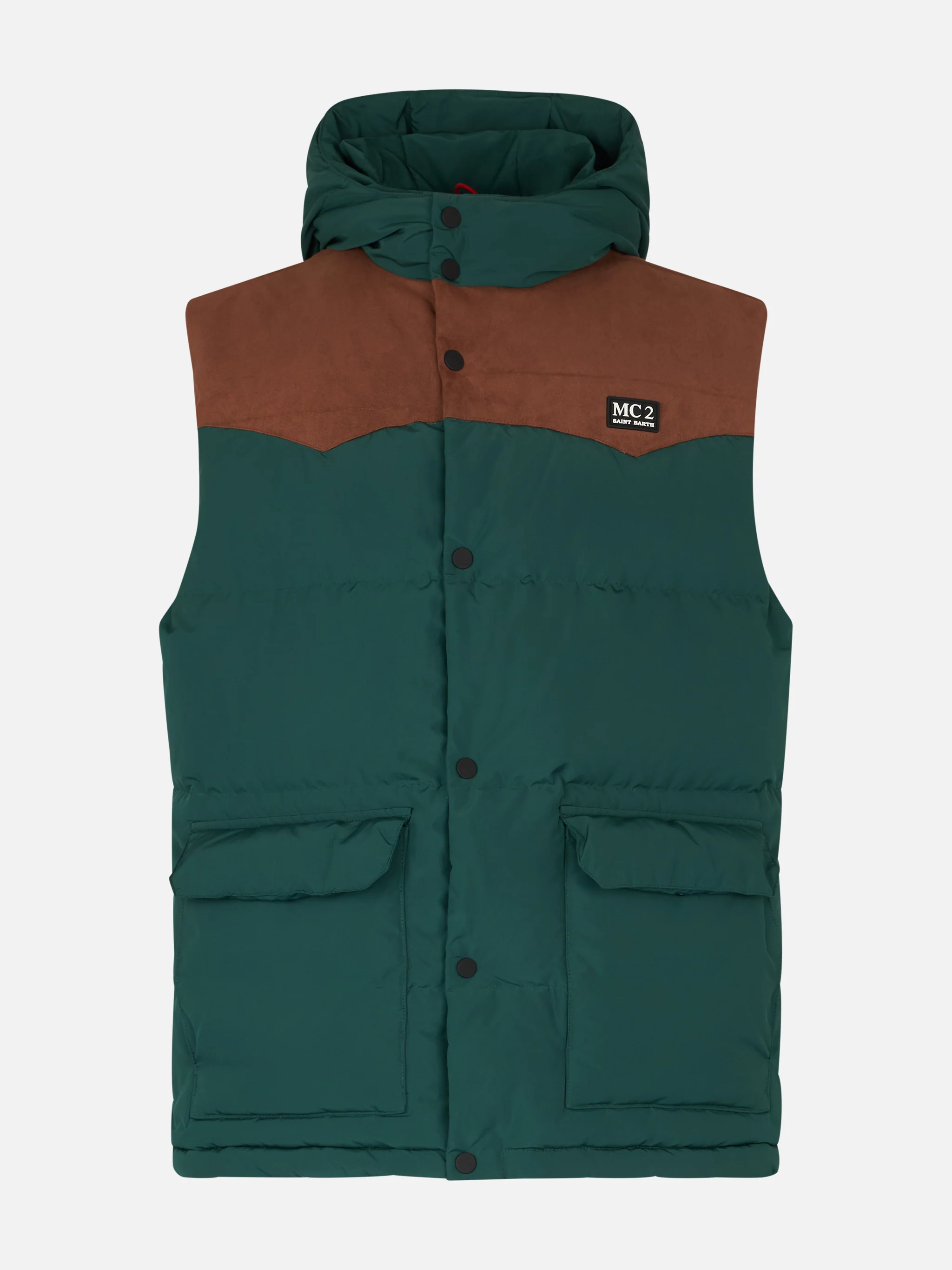 Klosters green down vest - Image 4