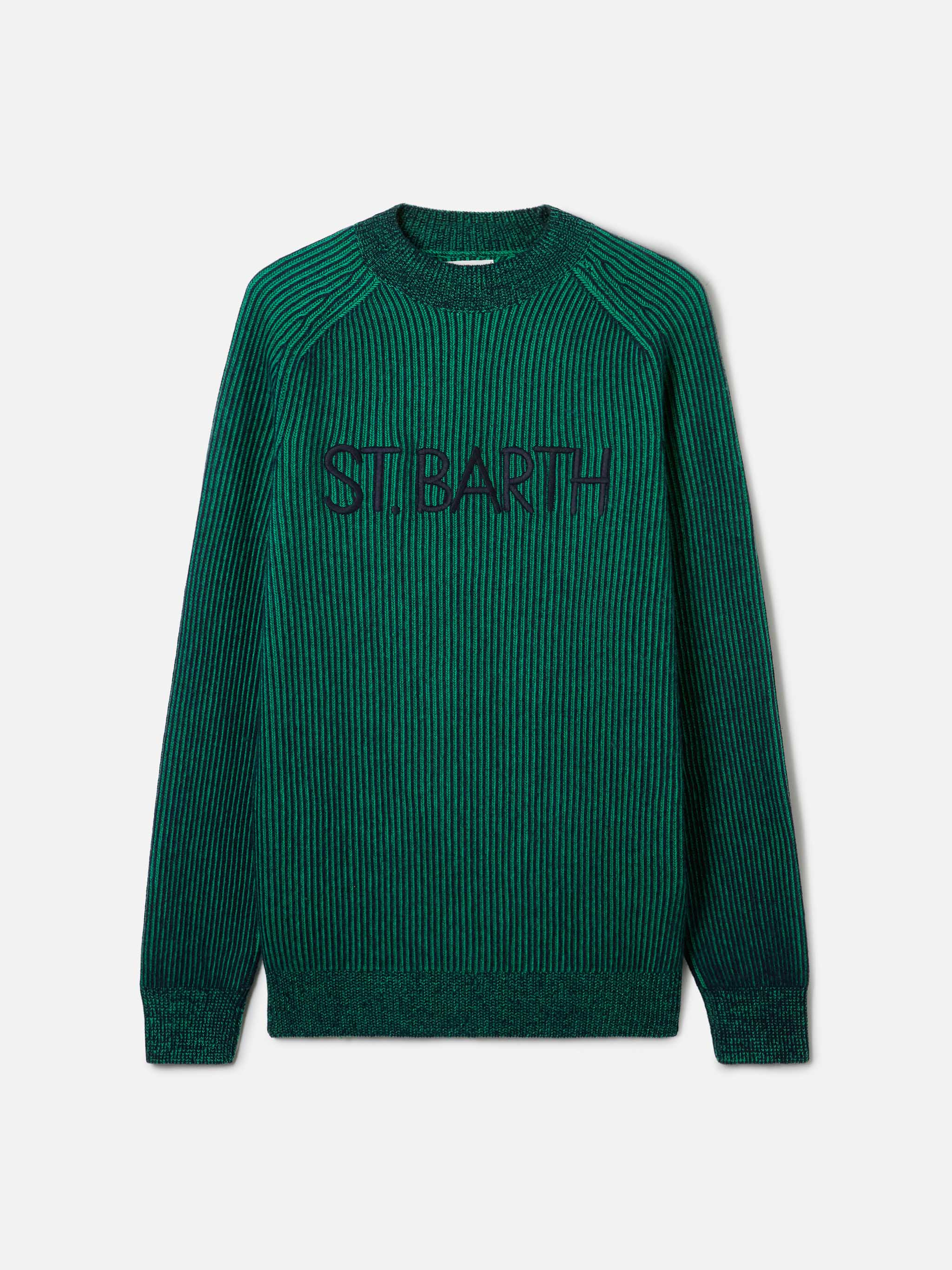 Davos ribbed half-turtleneck sweater with St. Barth embroidery - Image 5
