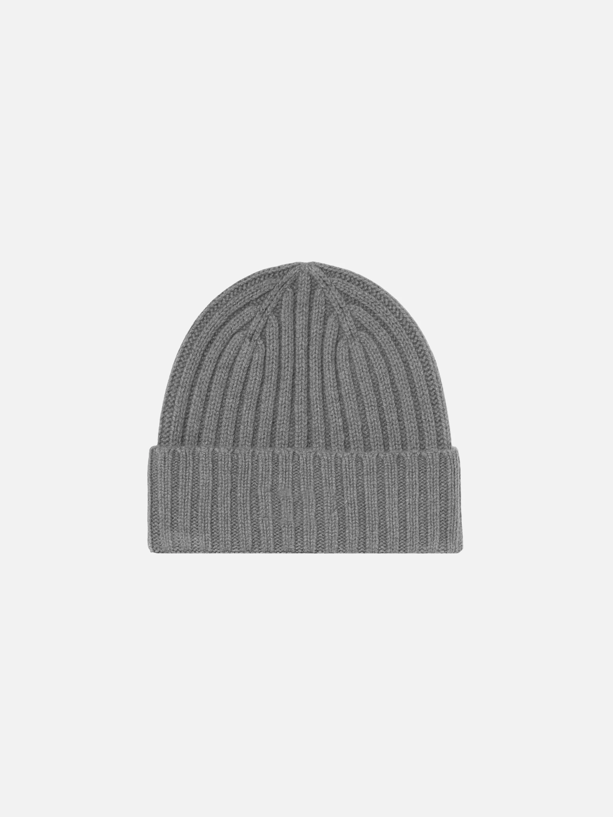 Wengen grey cashmere blend hat with embroidery - Image 2