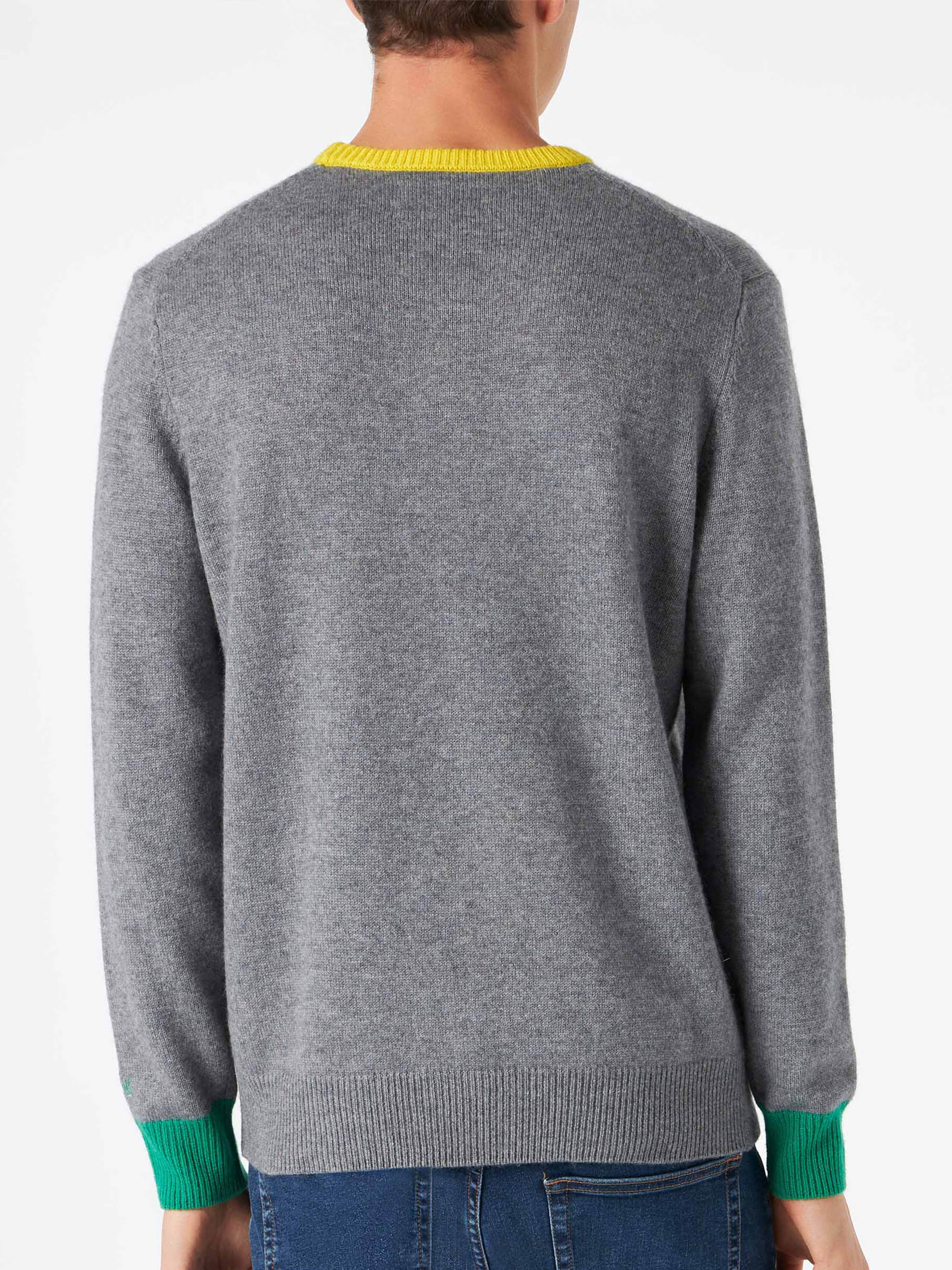Crewneck sweater Heron with Daddy's cool embroidery - Image 6