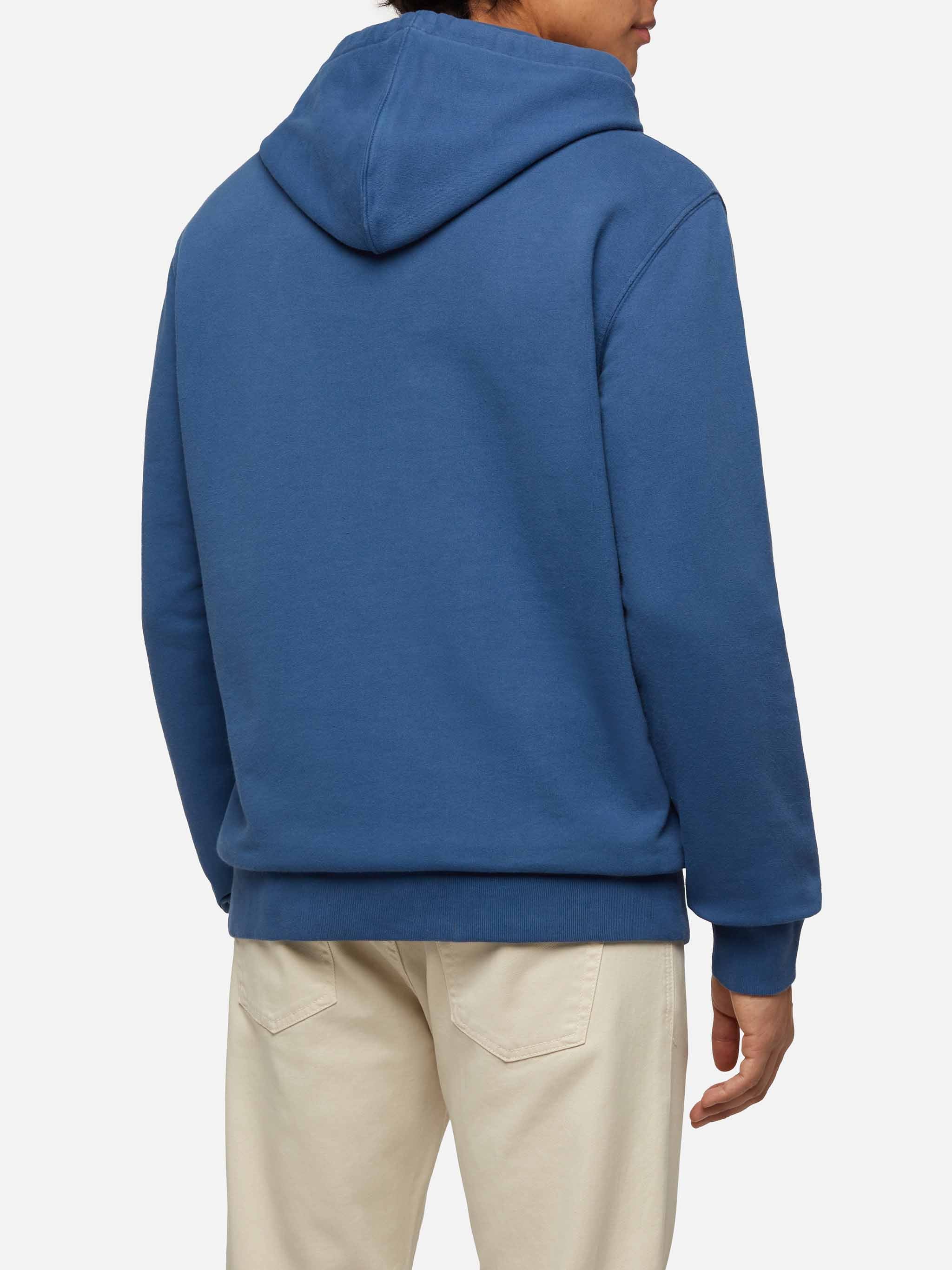Cotton fleece sweatshirt Tribeca with Cortina vs St. Moritz print - Image 4