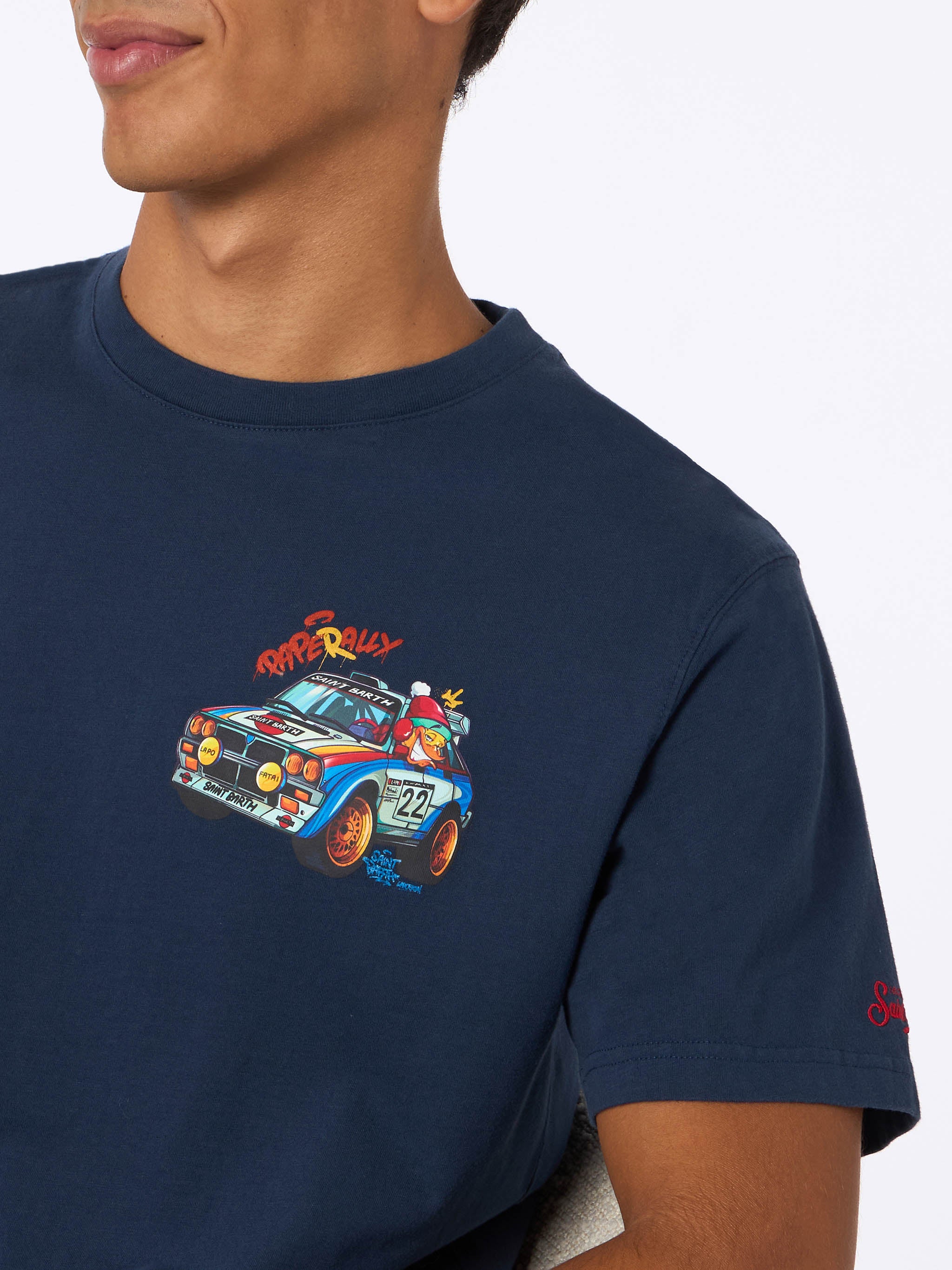 Arnott heavy cotton t-shirt with Cryptopuppets Paperally print | Special Edition - Image 2