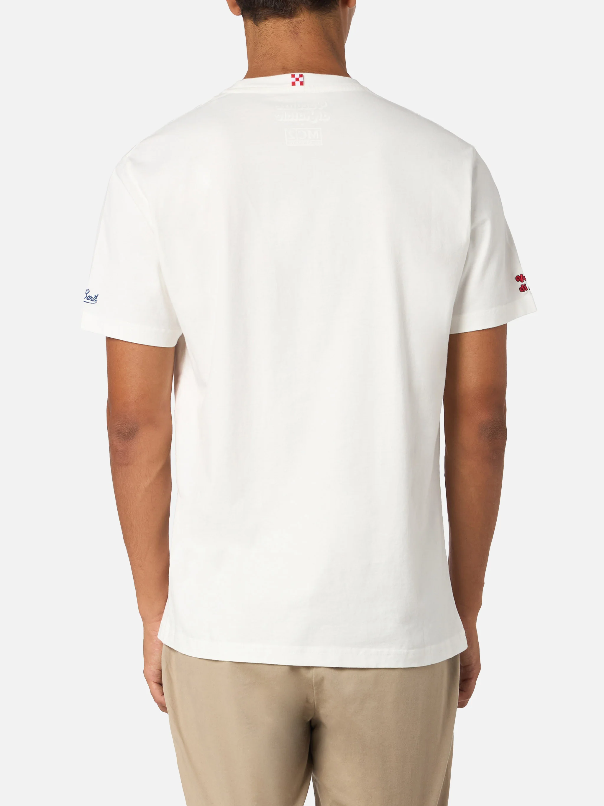 Arnott heavy cotton t-shirt with Anche questo Natale embroidery | Special Edition - Image 4