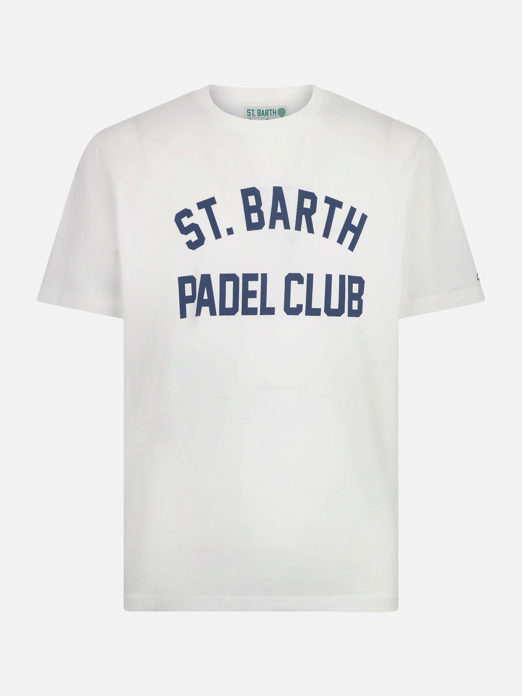 Arnott heavy cotton t-shirt with St. Barth Padel Club print