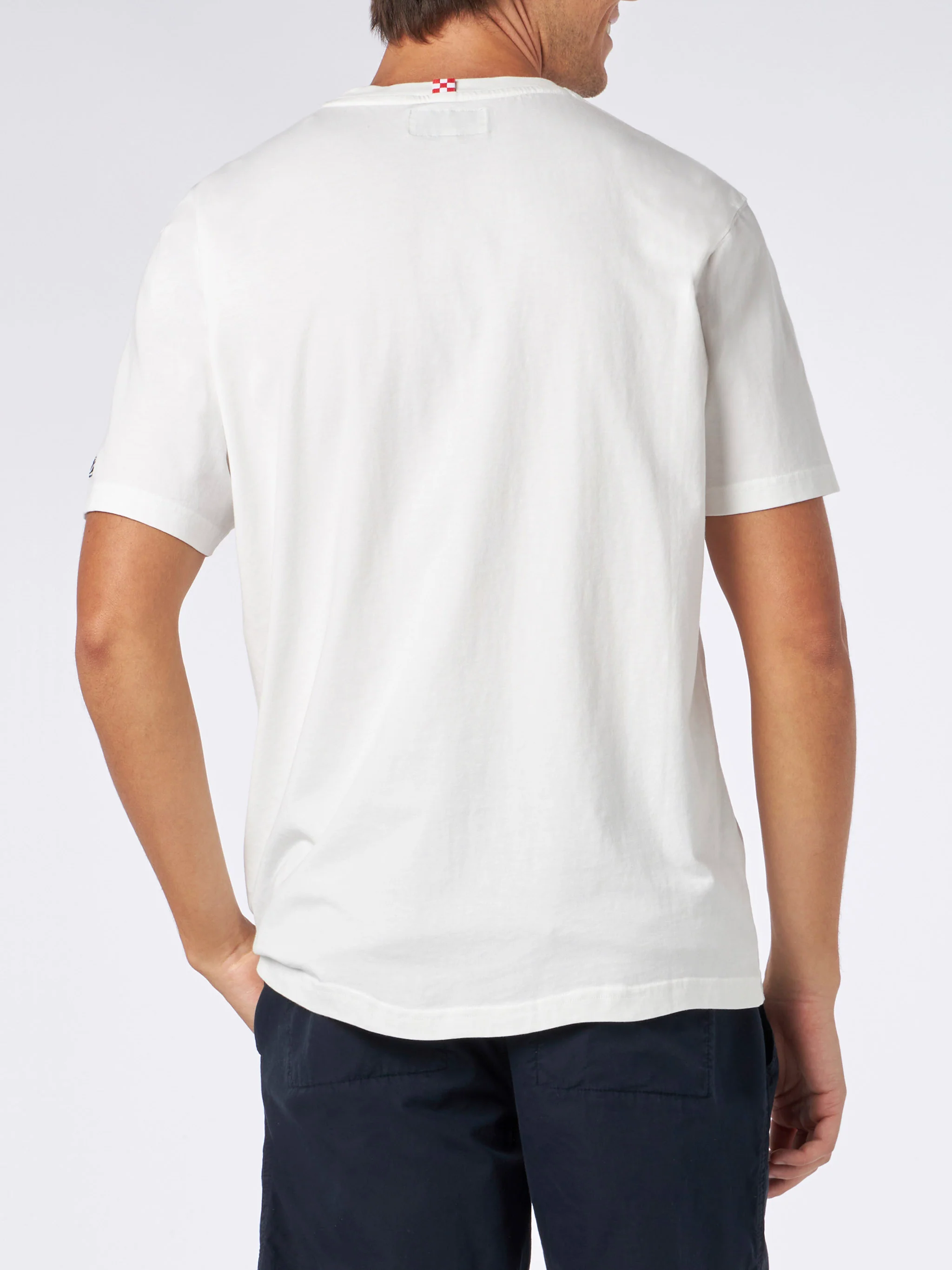 Arnott heavy cotton t-shirt with St. Barth Padel Club print - Image 4