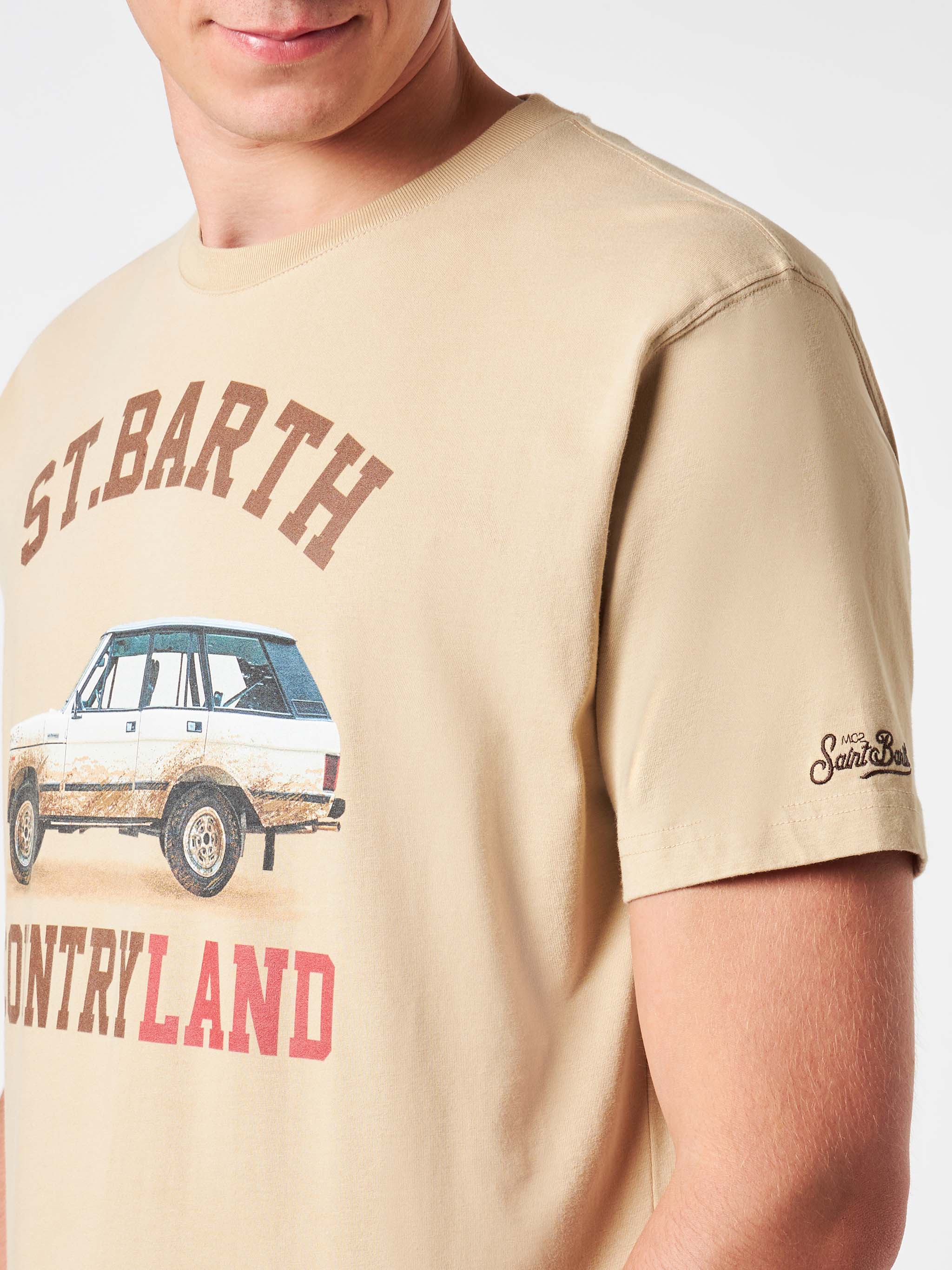 Arnott beige Countryland t-shirt - Image 2